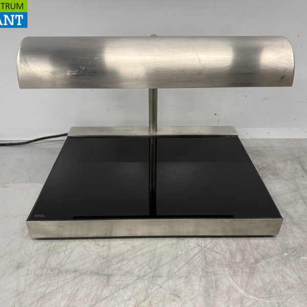 Edelstahl Cullion Heizplatte Heizplatte mit Wärmelampe 60,5 cm 230V Horeca