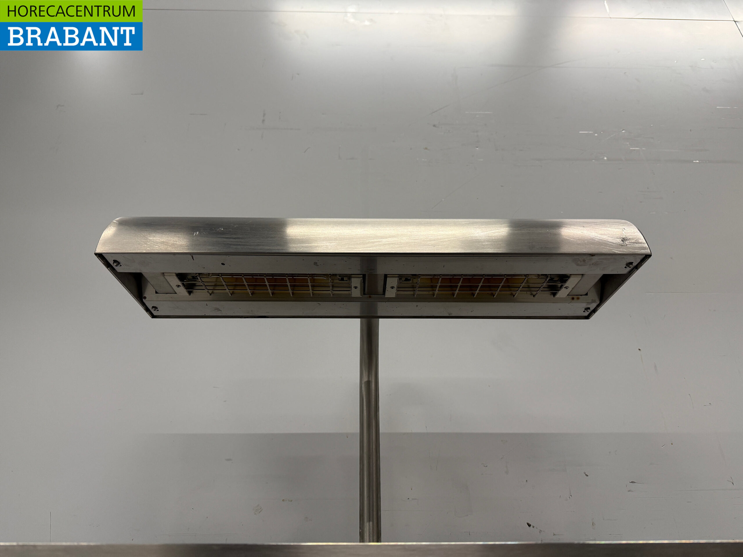 Edelstahl Cullion Heizplatte Heizplatte mit Wärmelampe 60,5 cm 230V Horeca – Bild 4