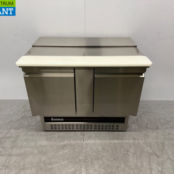 Edelstahl Inomak Saladette 2 Türen 108 cm 230V Horeca