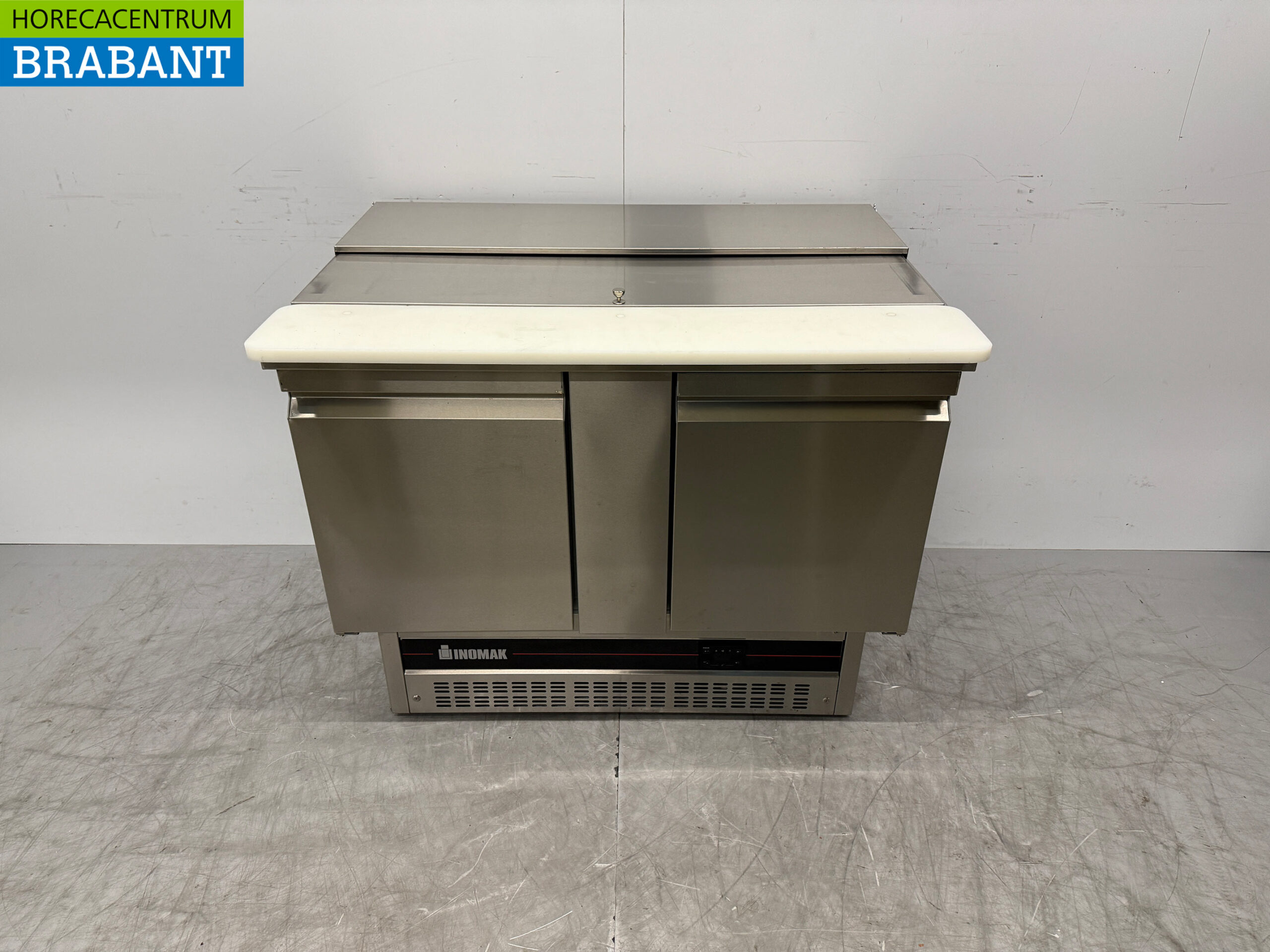 Edelstahl Inomak Saladette 2 Türen 108 cm 230V Horeca