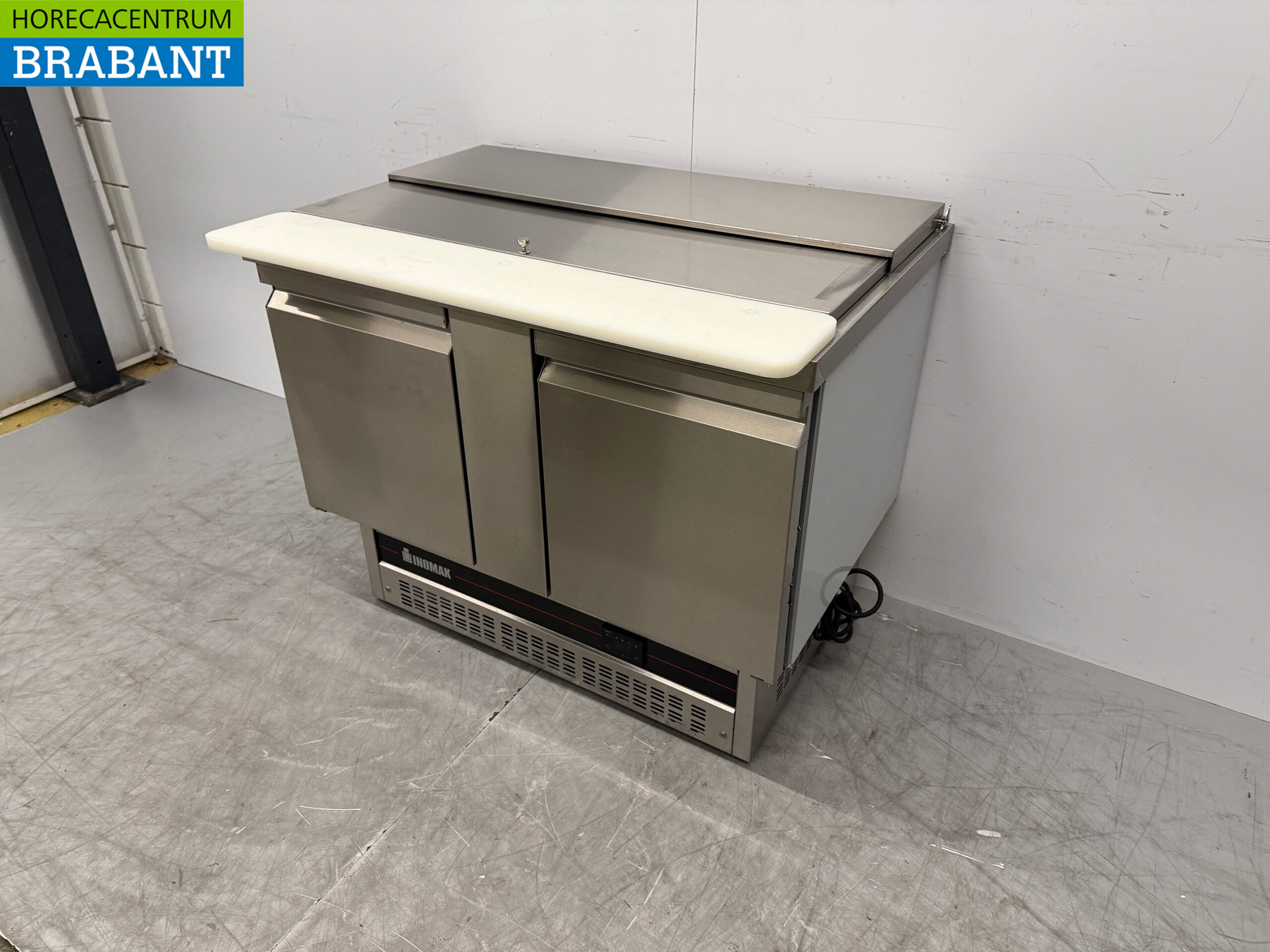 Edelstahl Inomak Saladette 2 Türen 108 cm 230V Horeca – Bild 2