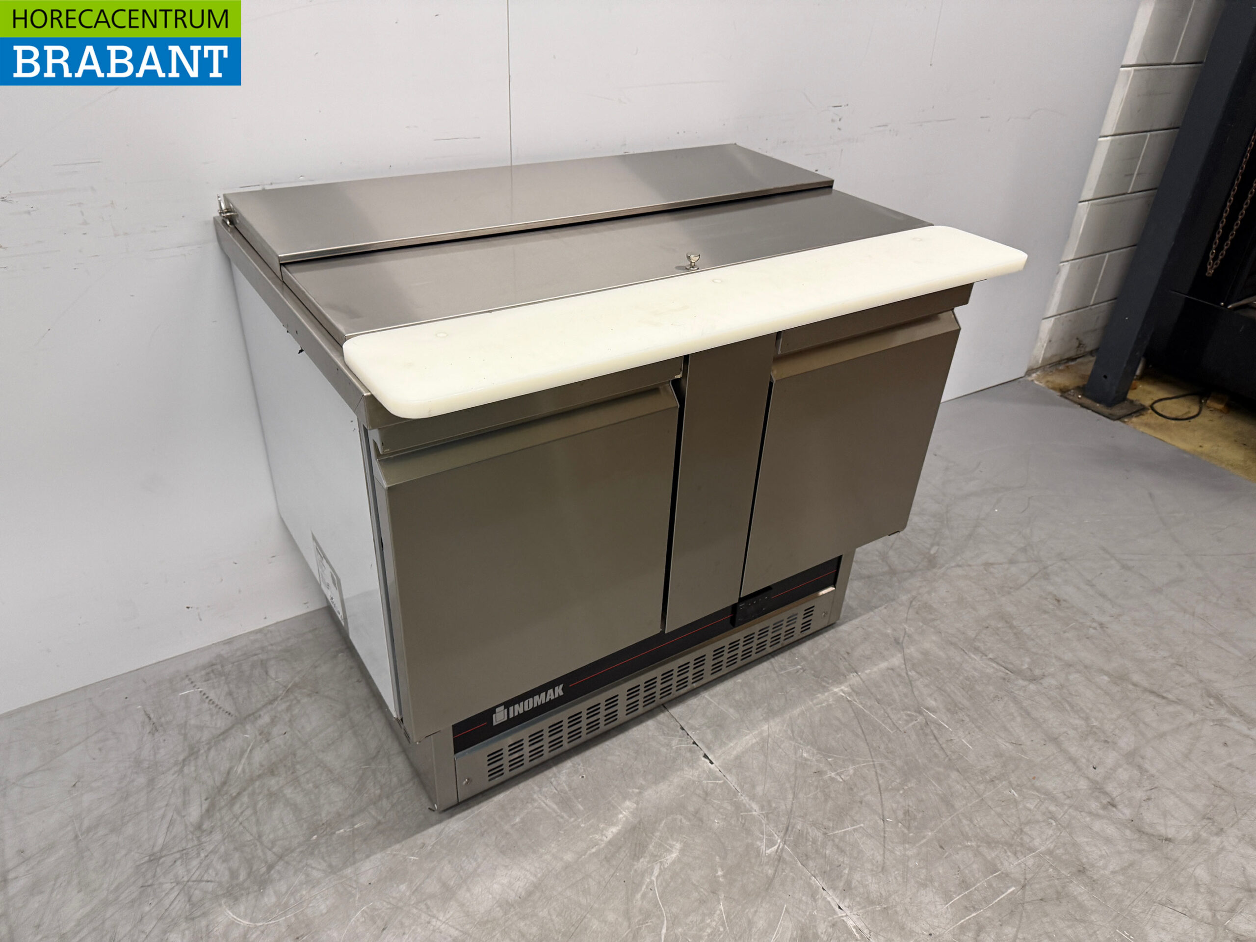 Edelstahl Inomak Saladette 2 Türen 108 cm 230V Horeca – Bild 3