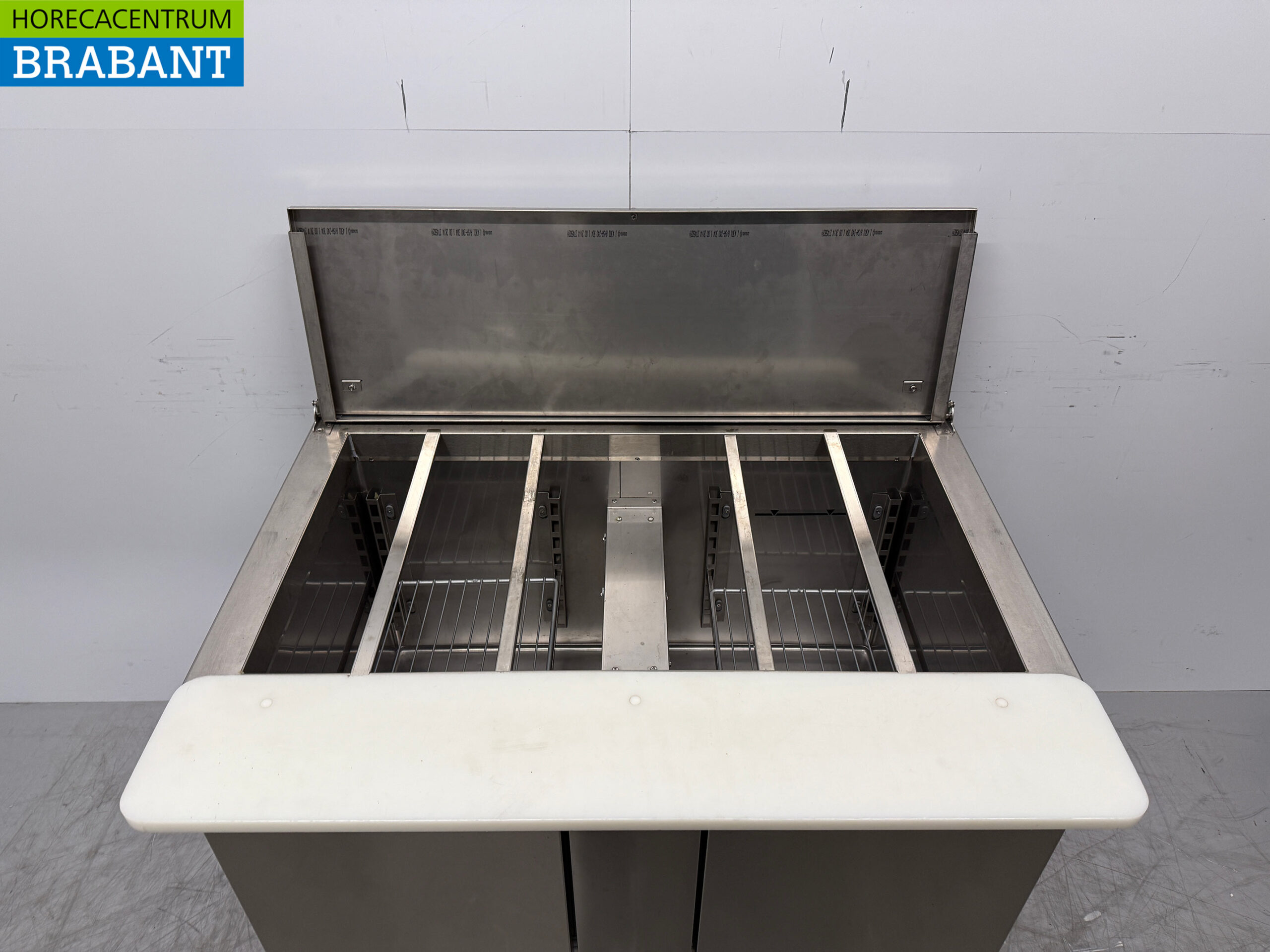 Edelstahl Inomak Saladette 2 Türen 108 cm 230V Horeca – Bild 4