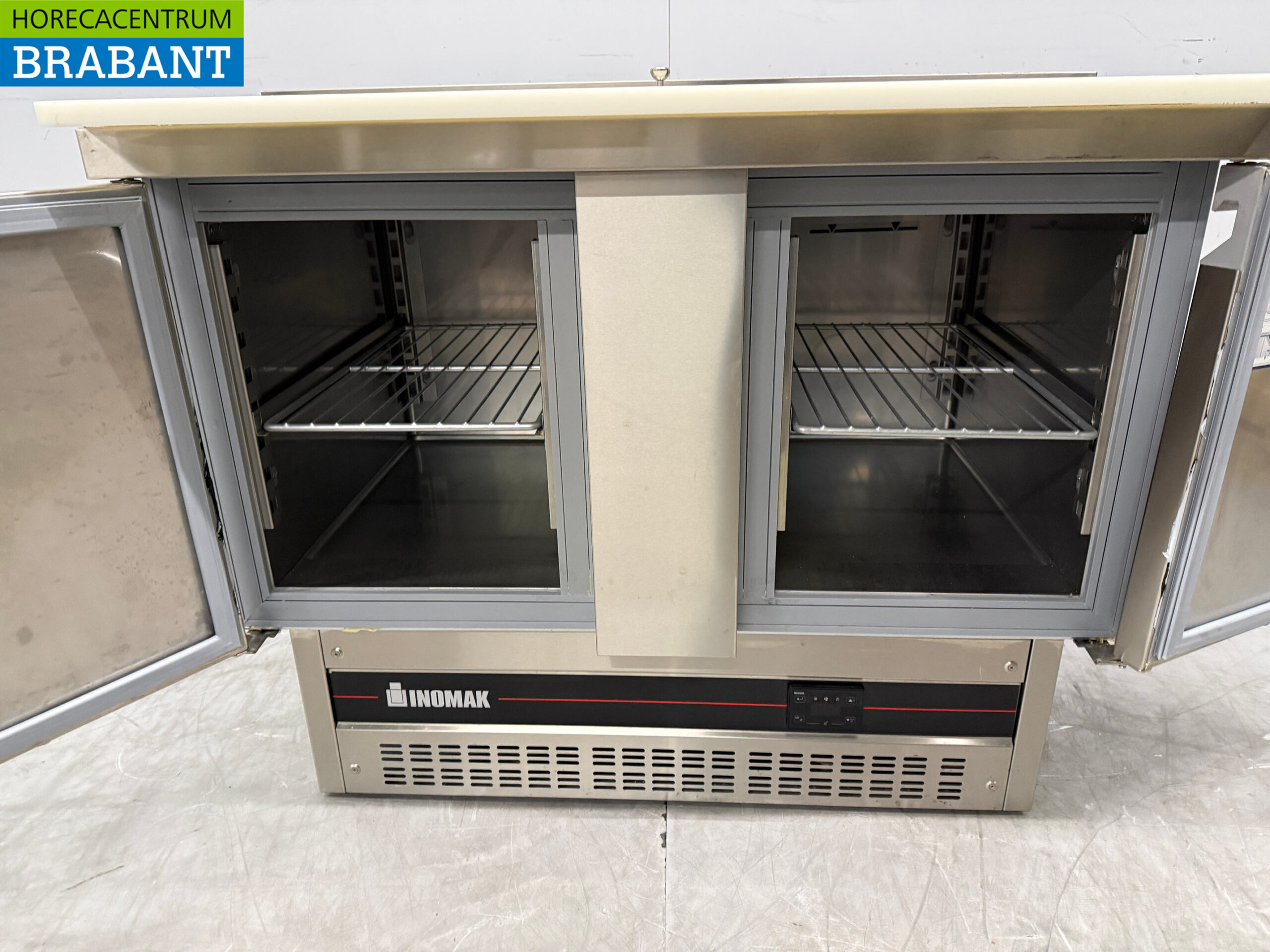 Edelstahl Inomak Saladette 2 Türen 108 cm 230V Horeca – Bild 5