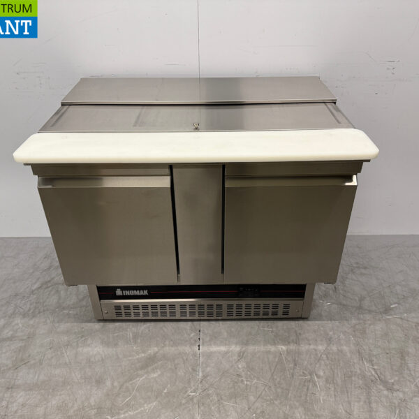 Edelstahl Inomak Saladette 2 Türen 108 cm 230V Horeca