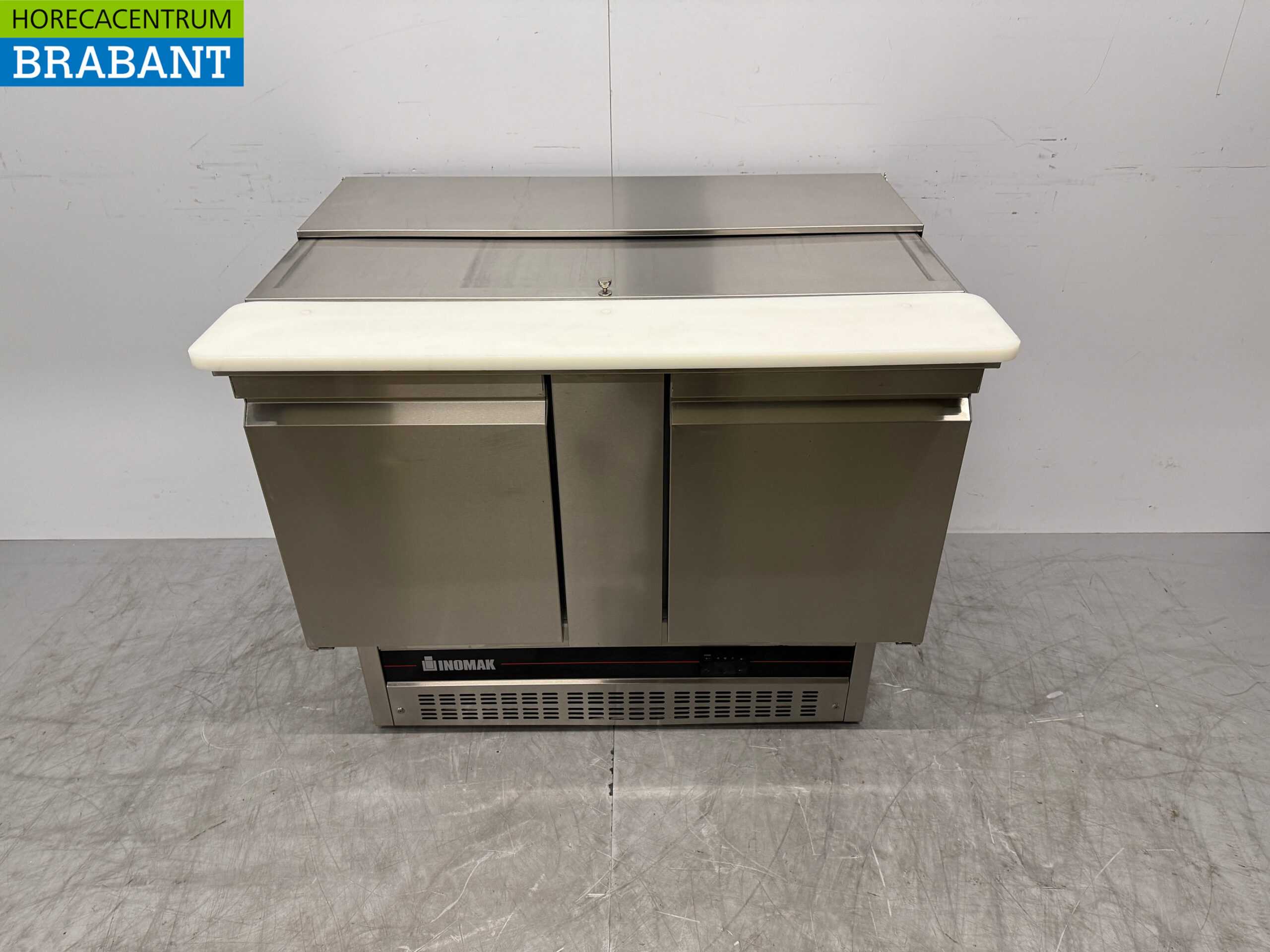 Edelstahl Inomak Saladette 2 Türen 108 cm 230V Horeca