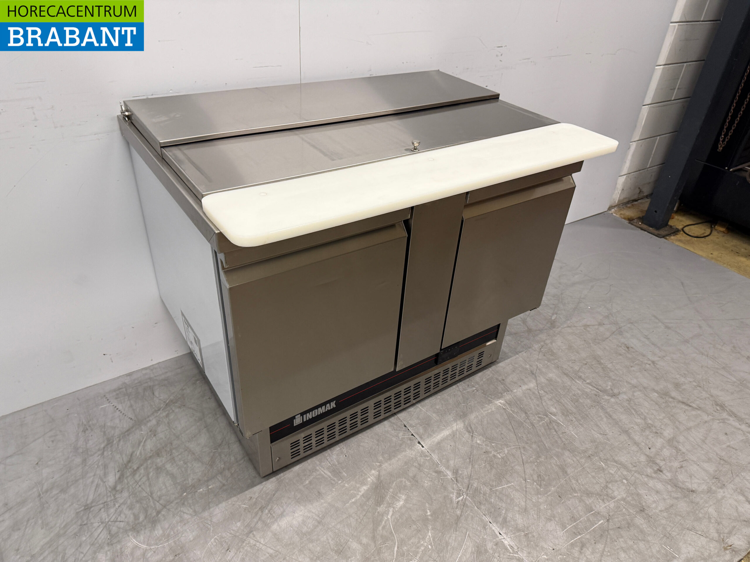 Edelstahl Inomak Saladette 2 Türen 108 cm 230V Horeca – Bild 3