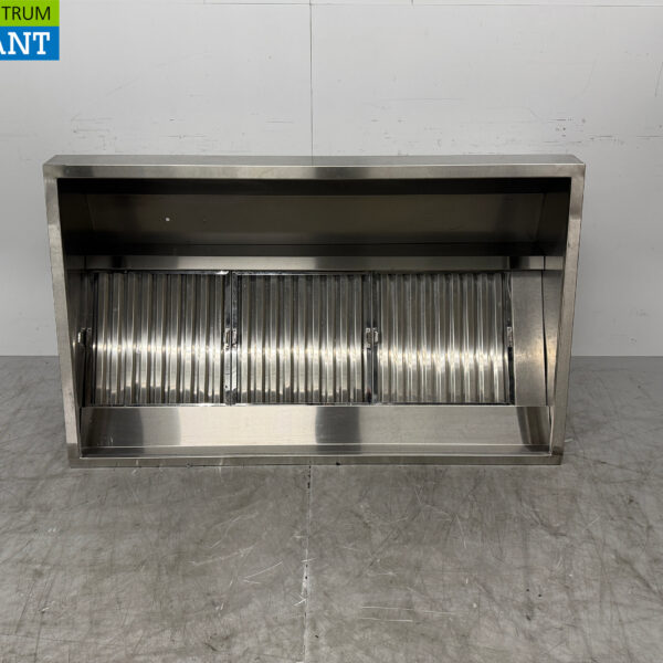 Dunstabzugshaube aus Edelstahl Schräges Modell 160 cm Horeca