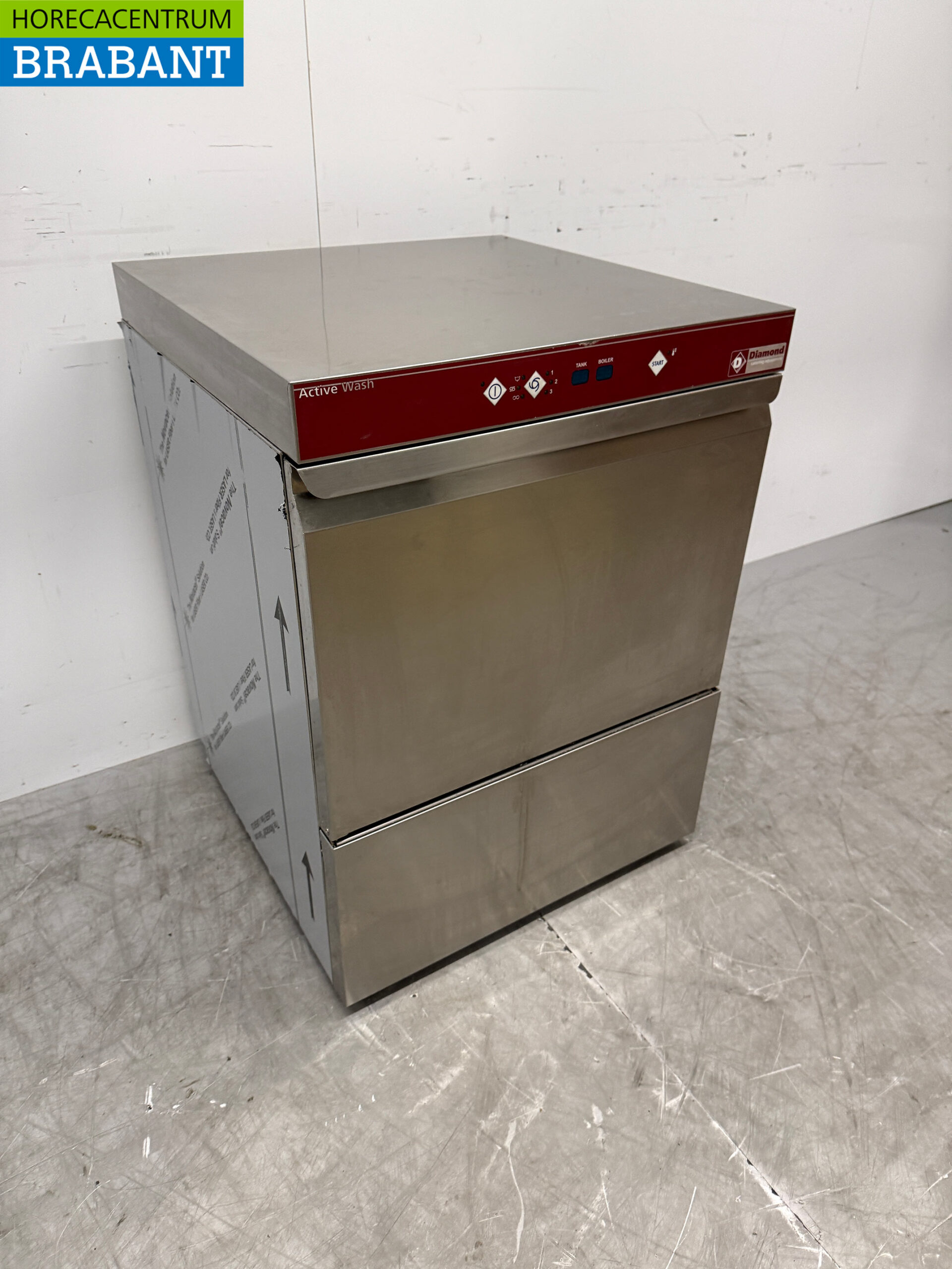 Edelstahl Diamond Geschirrspüler mit Ablaufpumpe 400V Horeca – Bild 3