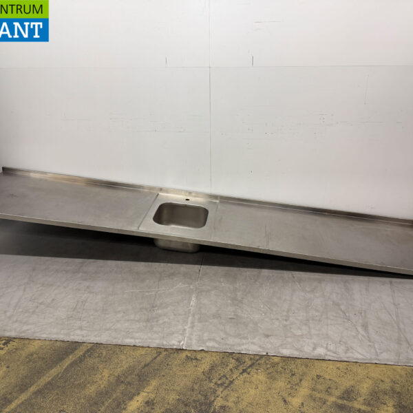 Edelstahl-Spülbecken 366 x 72 cm Horeca