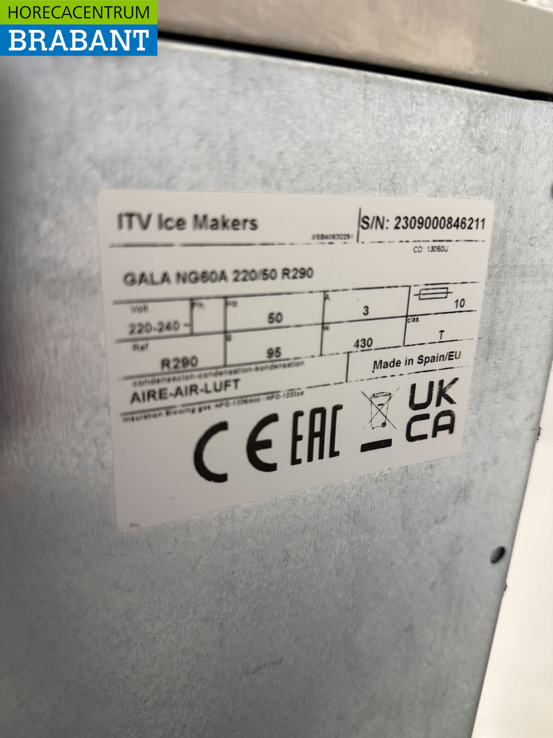 Edelstahl ITV Eiswürfelmaschine 55 kg pro Tag 25 kg Bunker 230V Horeca – Bild 6