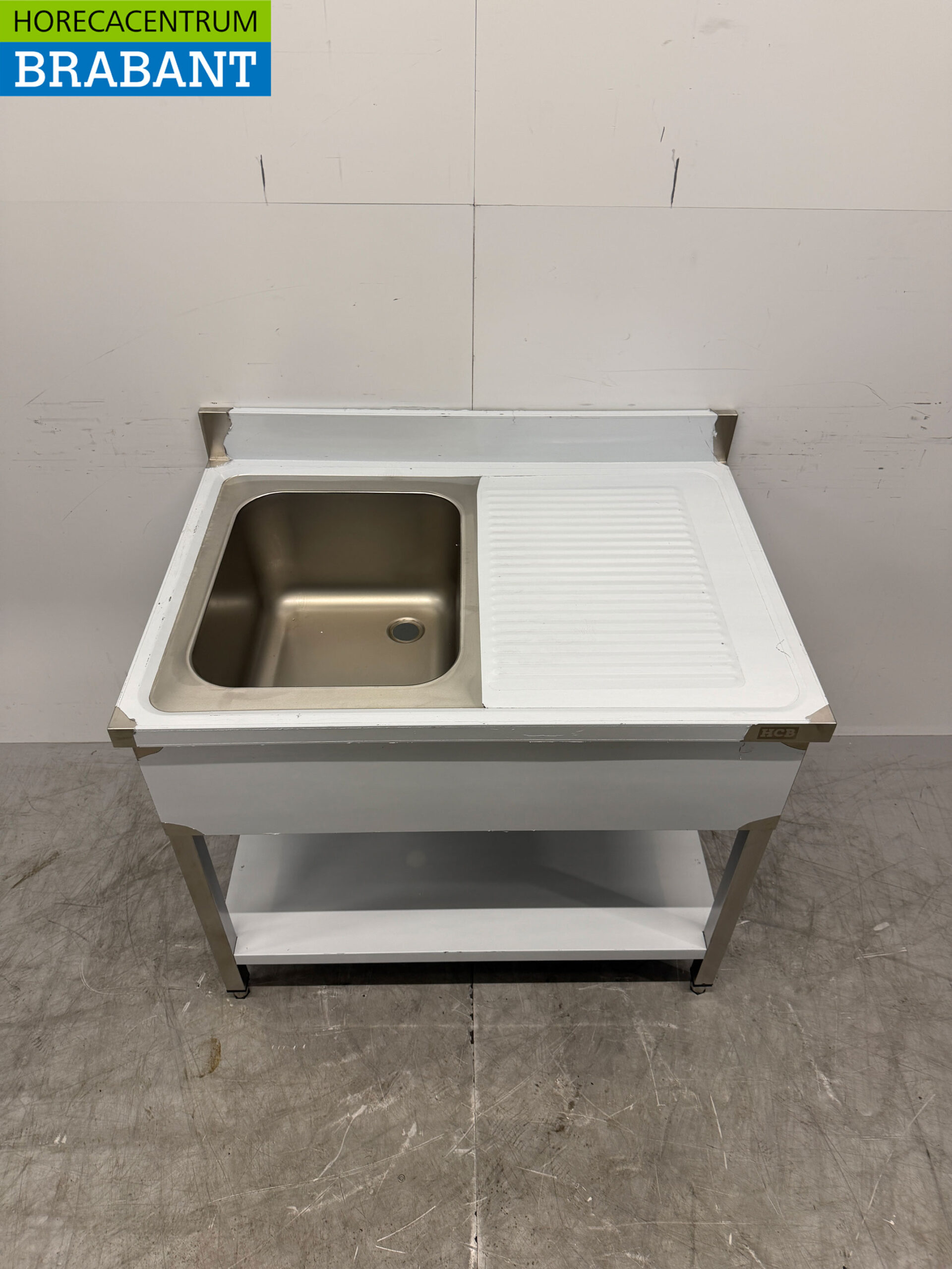 Edelstahlspüle Basic-line Spüle 100 cm Horeca – Bild 4