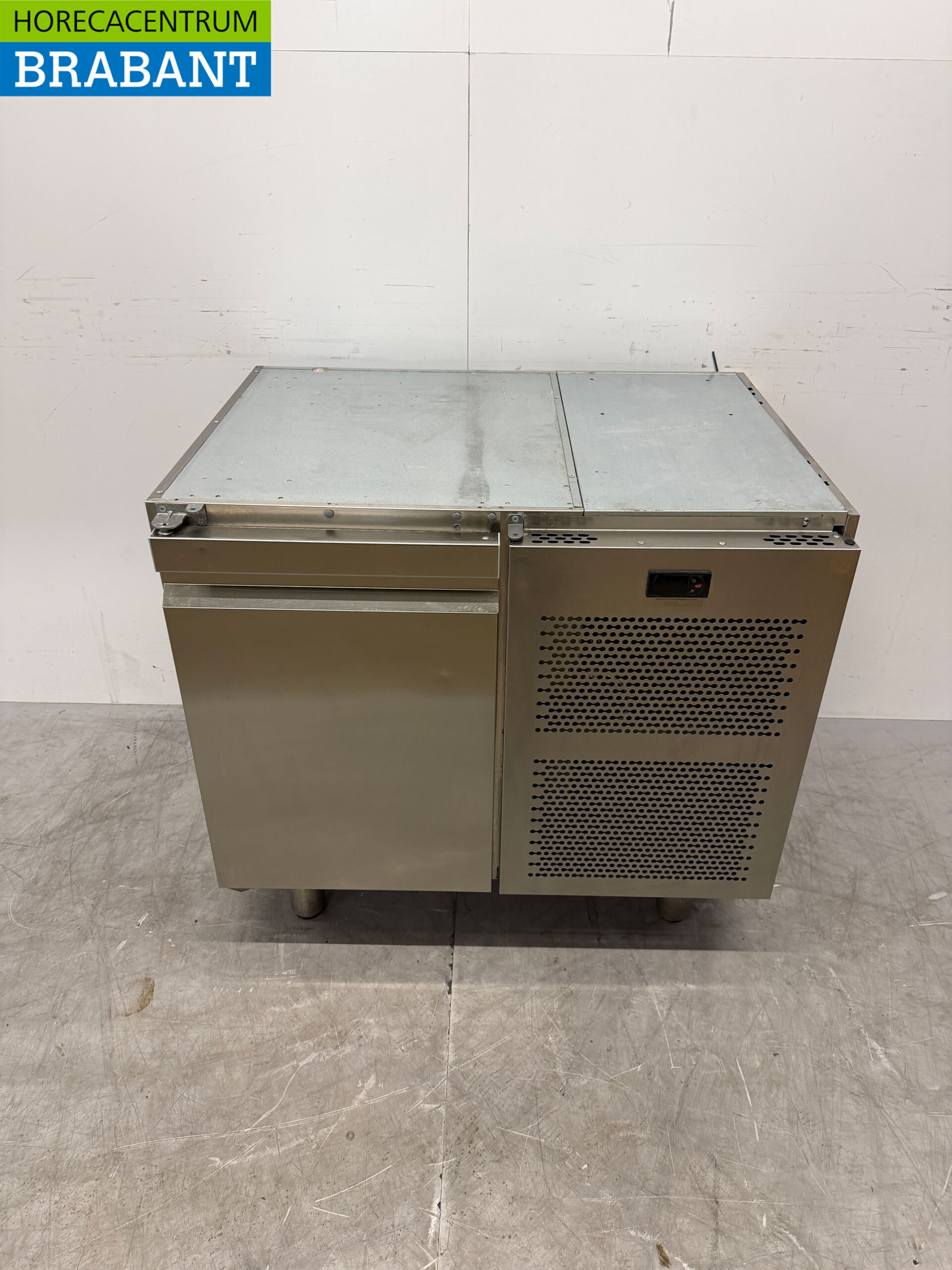 Edelstahl Ilsa Gefrierschrank Werkbank 1 Tür 90,5 cm 230V Horeca
