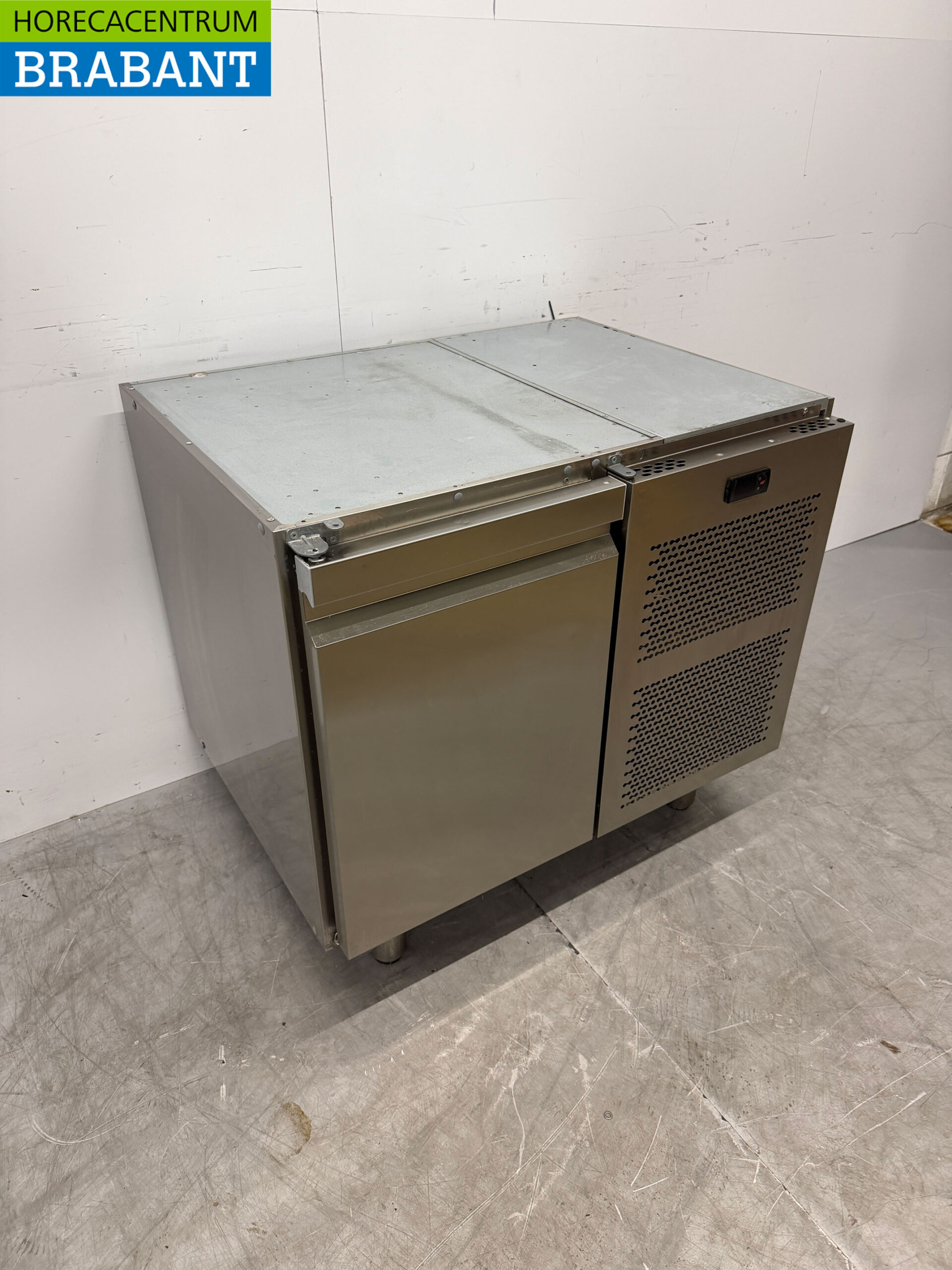 Edelstahl Ilsa Gefrierschrank Werkbank 1 Tür 90,5 cm 230V Horeca – Bild 3