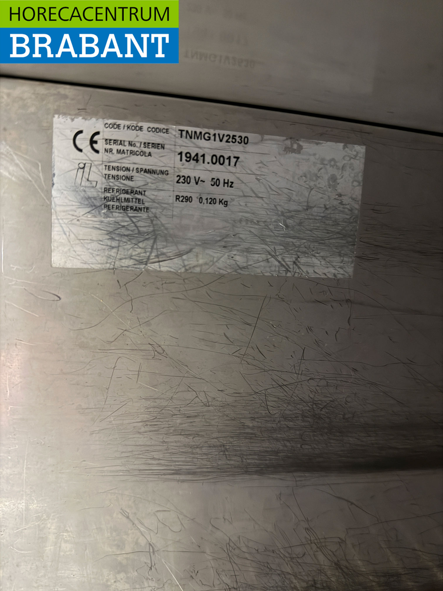 Edelstahl Ilsa Gefrierschrank Werkbank 1 Tür 90,5 cm 230V Horeca – Bild 5