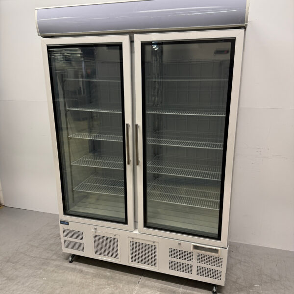 Polar Glastür-Gefrierschrank Gefrierschrank mit Glastüren 920 Liter 230V Horeca