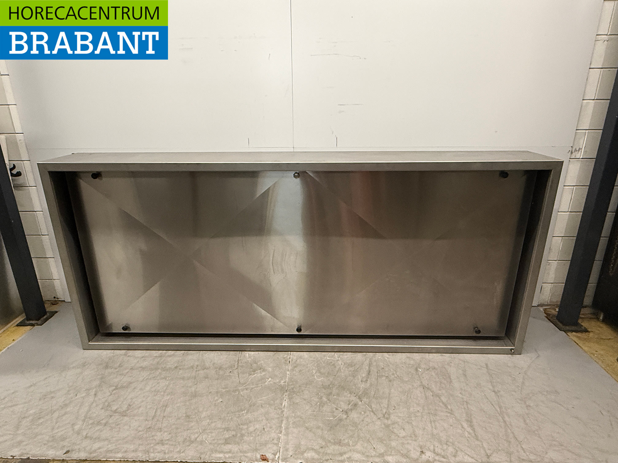 Edelstahl-Kondensationsabzug 302,5 x 130 cm Horeca