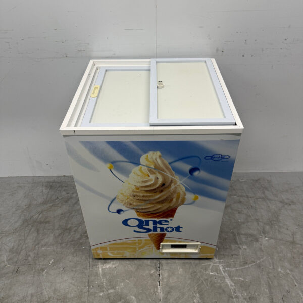 Alfa Frigor Mobiler Eisschrank Gefrierschrank 2 Schiebedeckel 230V Horeca