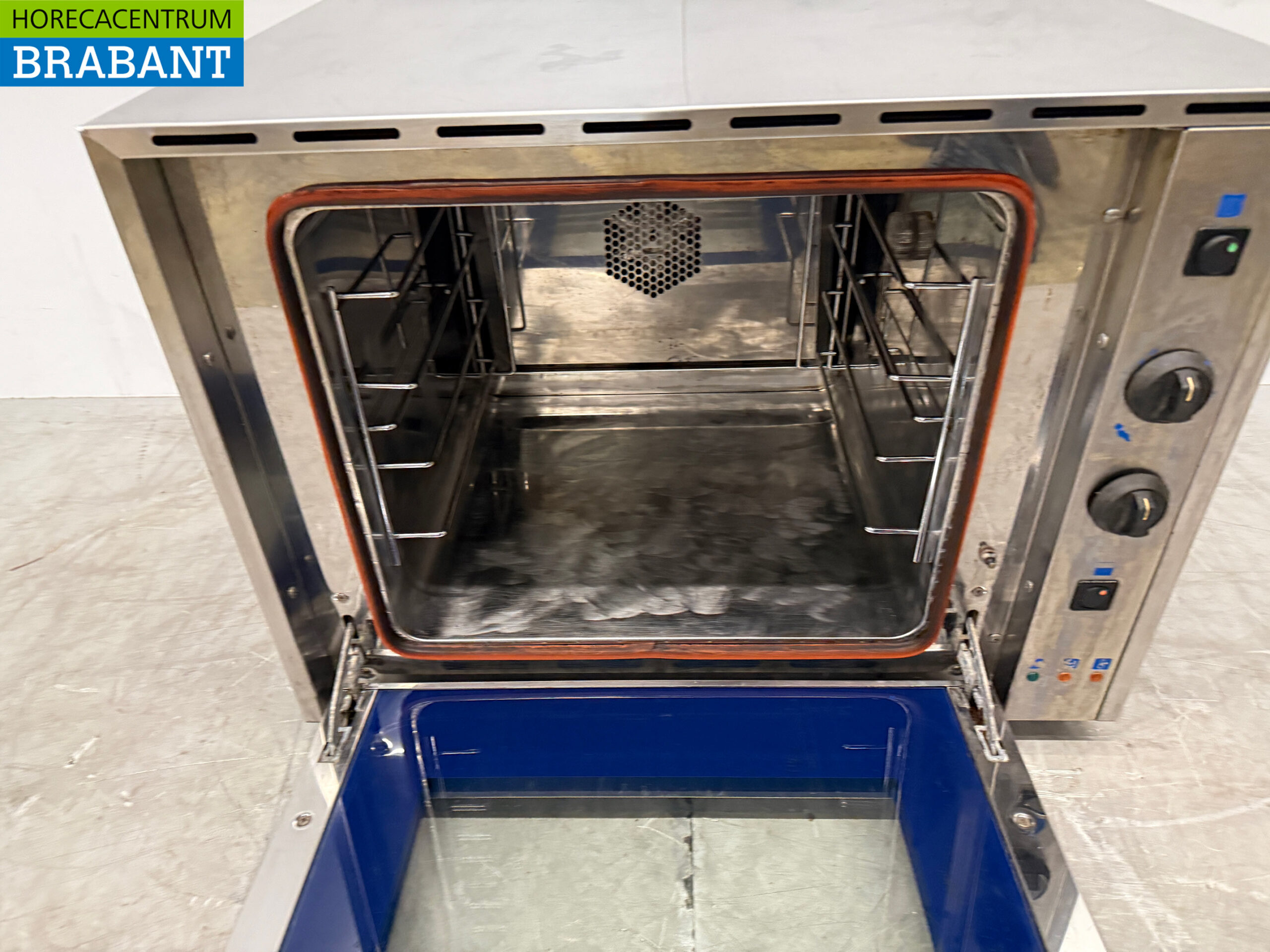 Euromax Heißluftofen aus Edelstahl mit Grillfunktion 4 x 43/34 cm 230V Horeca – Bild 4