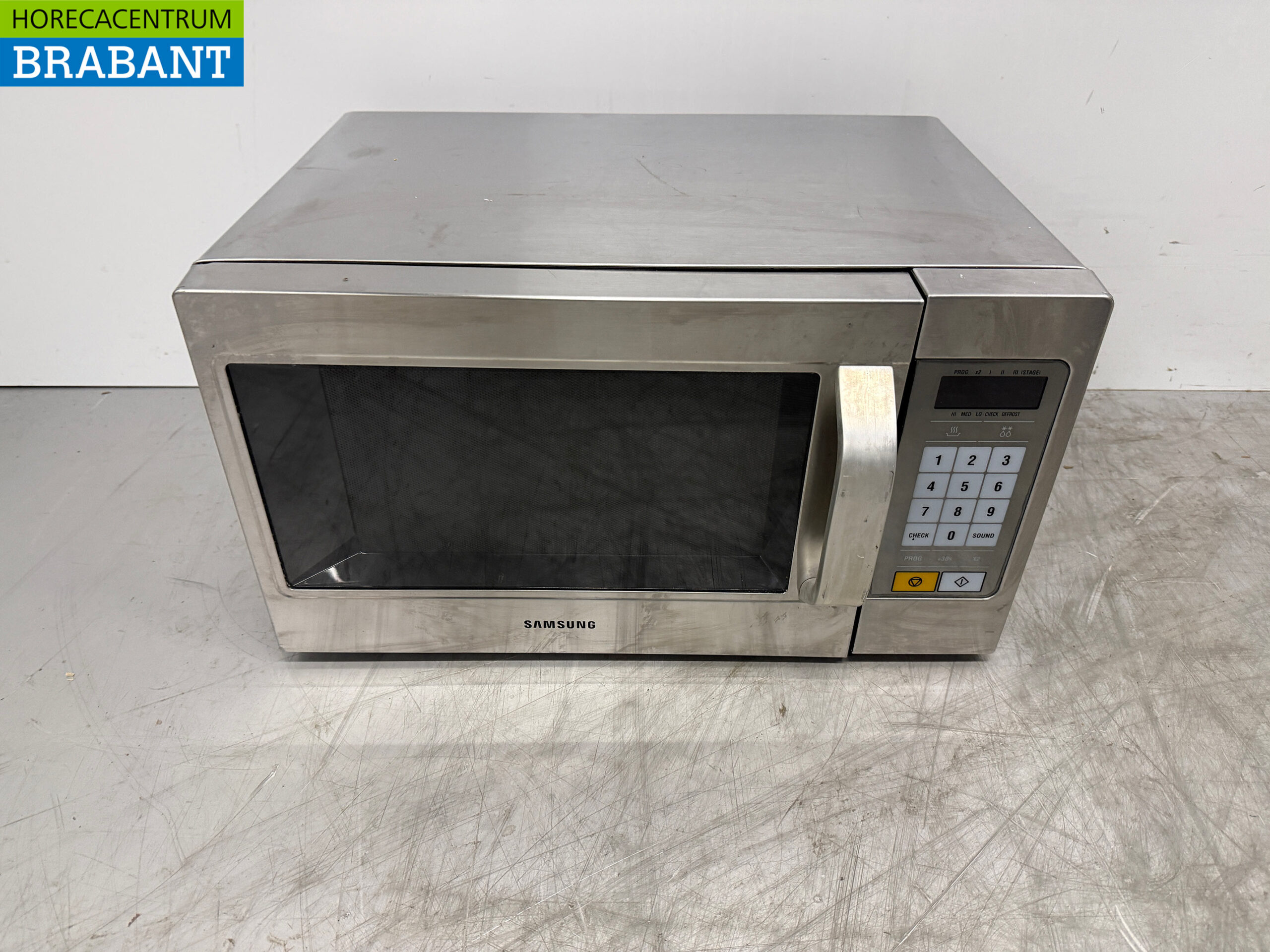 Edelstahl Samsung Mikrowelle 1050 Watt 230V Horeca