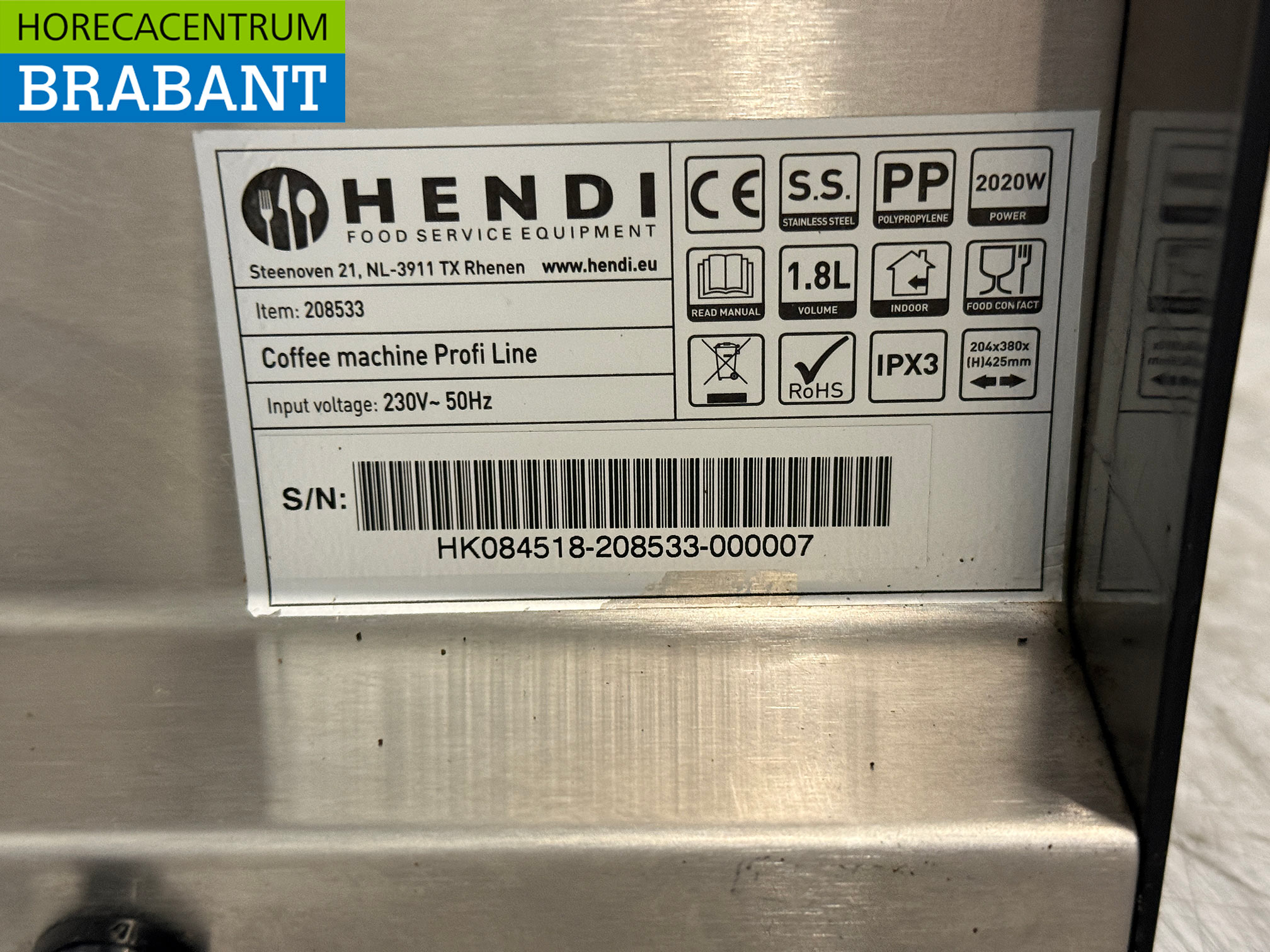 Hendi Kaffeemaschine Kaffeemaschine 1,8 Liter 230V Horeca – Bild 5