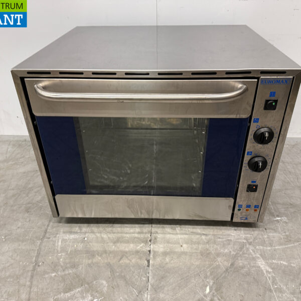 Euromax Heißluftofen aus Edelstahl mit Grillfunktion 4 x 44/34 cm 230V Horeca