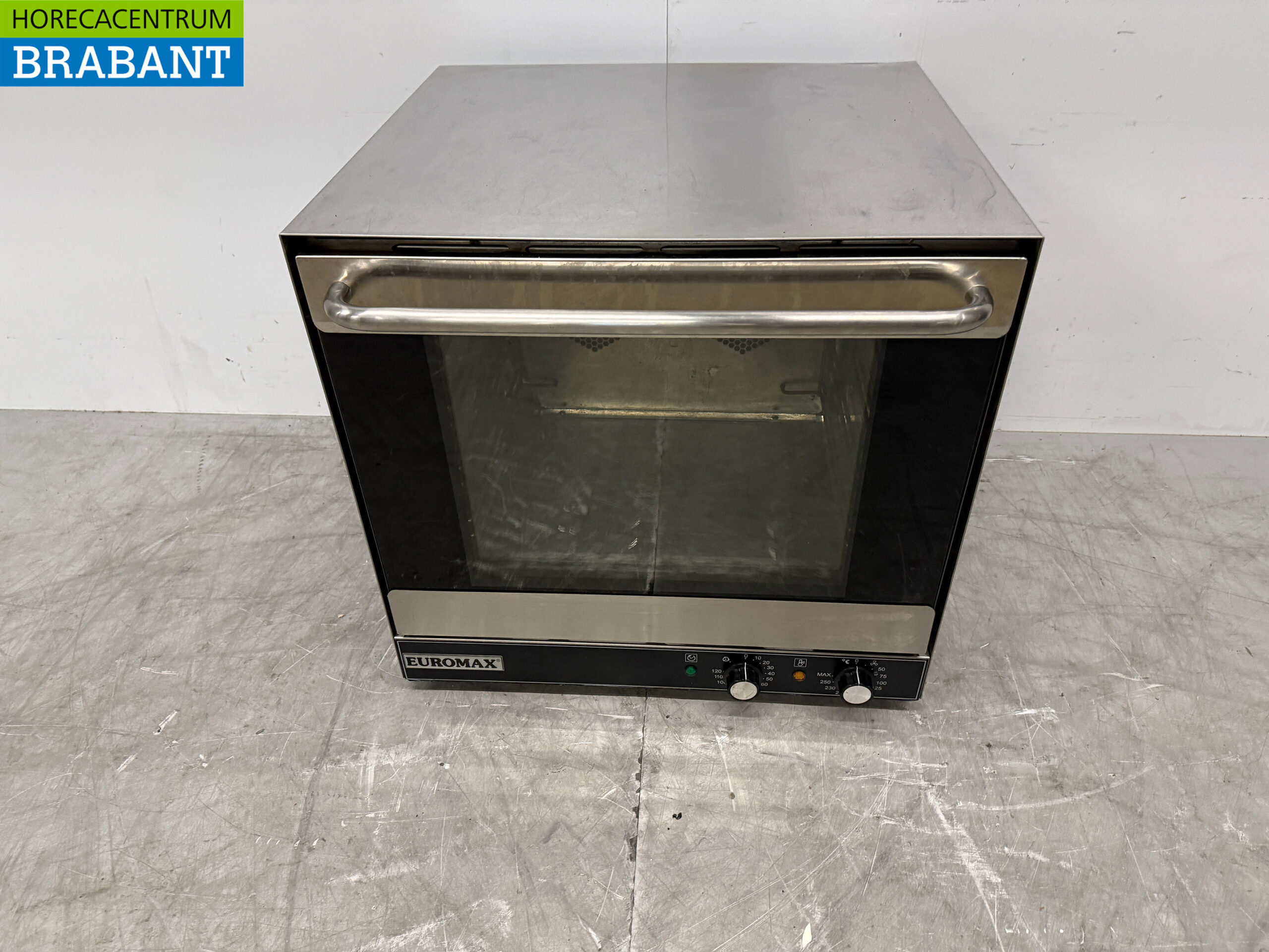 Euromax Umluftofen aus Edelstahl 4 x 43/31 cm 230V Horeca