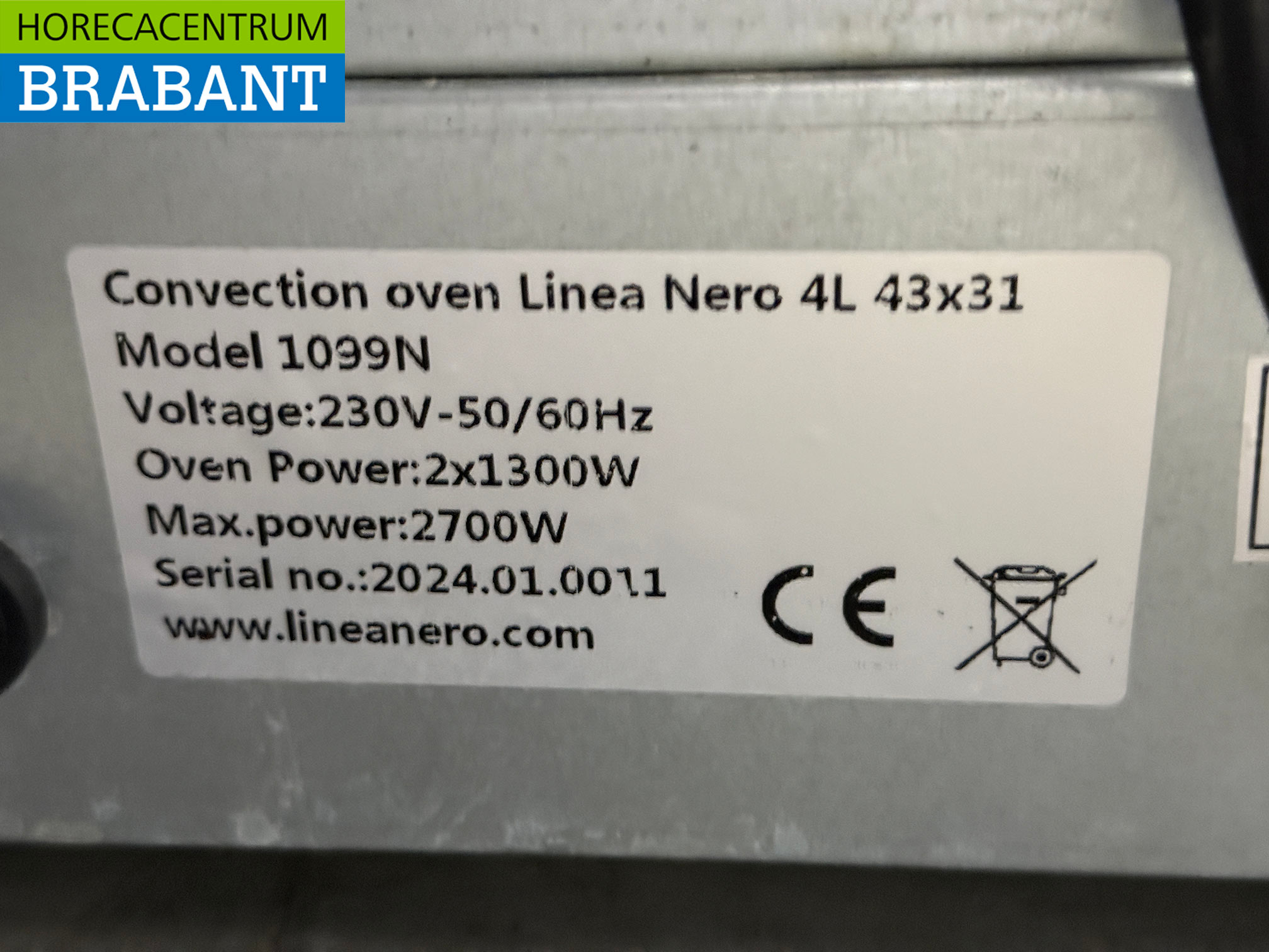 Euromax Umluftofen aus Edelstahl 4 x 43/31 cm 230V Horeca – Bild 5