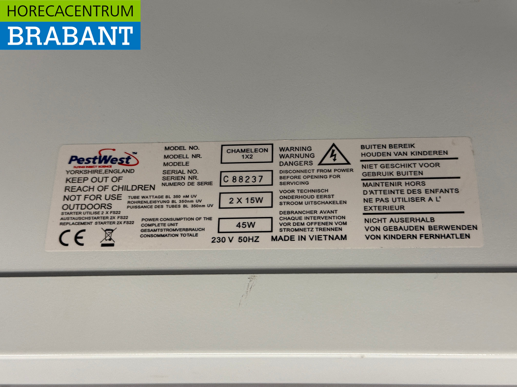 Chamäleon Fliegenlampe Insektenvernichter 2 x 15 Watt 230V Horeca – Bild 5