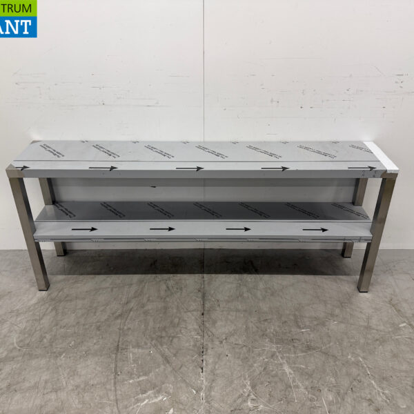 Edelstahl Doppel-Etagere Brücke 160 x 30 x 63 cm Catering