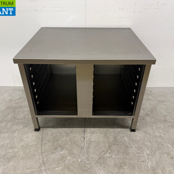 Rational Dampfgarer mit Ablage aus Edelstahl 84,5 x 72,5 x 68 cm Horeca