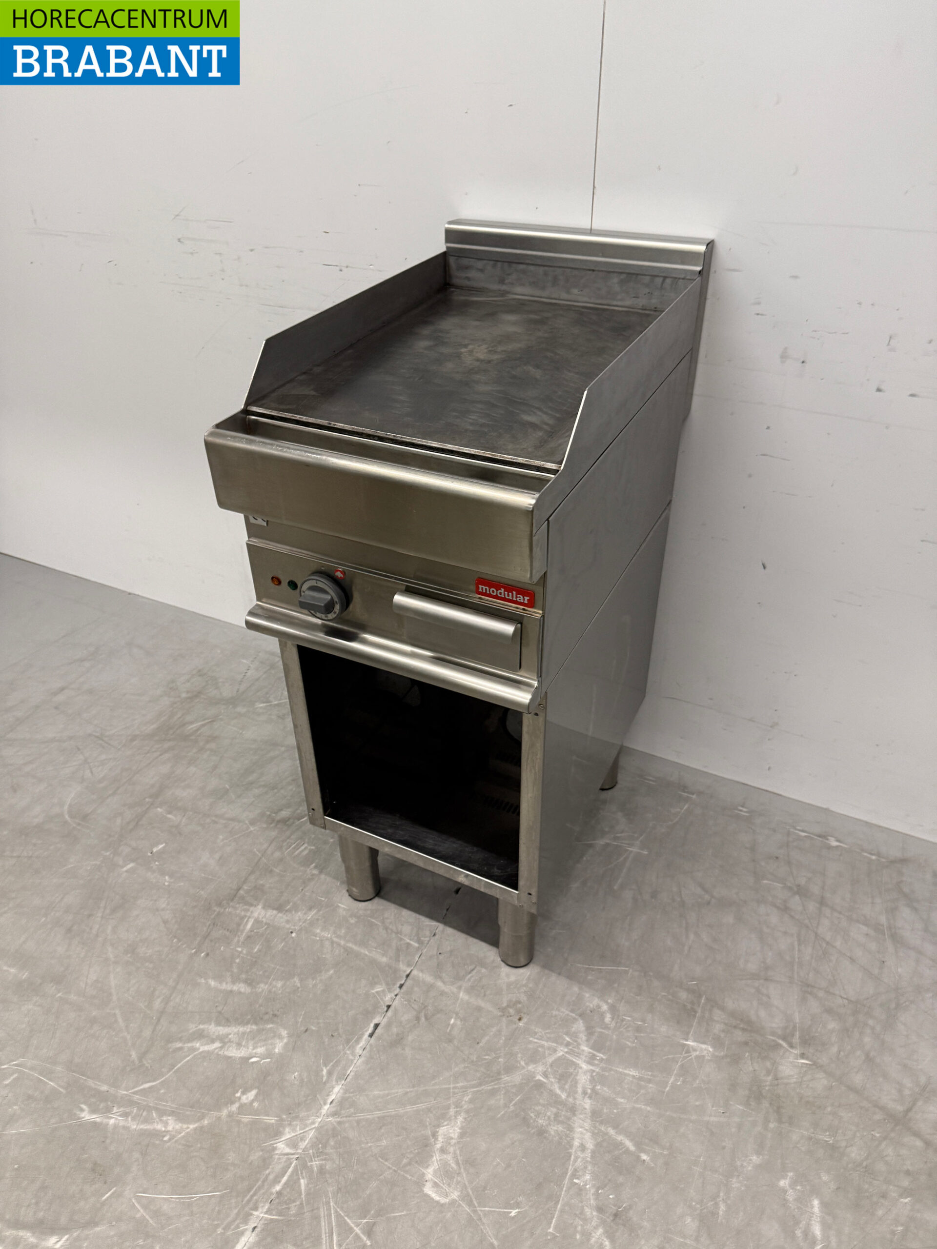 Edelstahl Modular Griddle Grillplatte 40 cm 400V Horeca – Bild 2