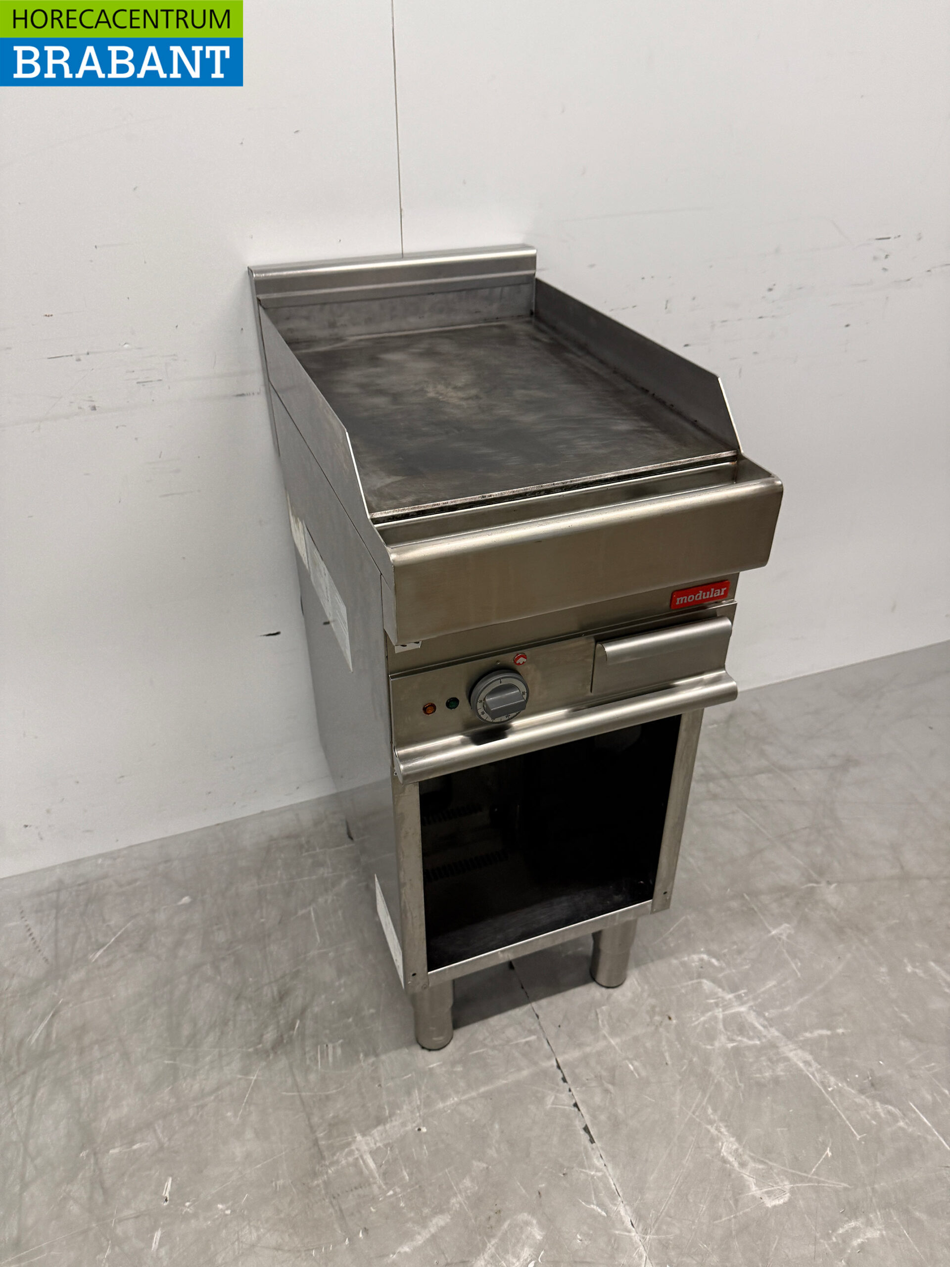 Edelstahl Modular Griddle Grillplatte 40 cm 400V Horeca – Bild 3