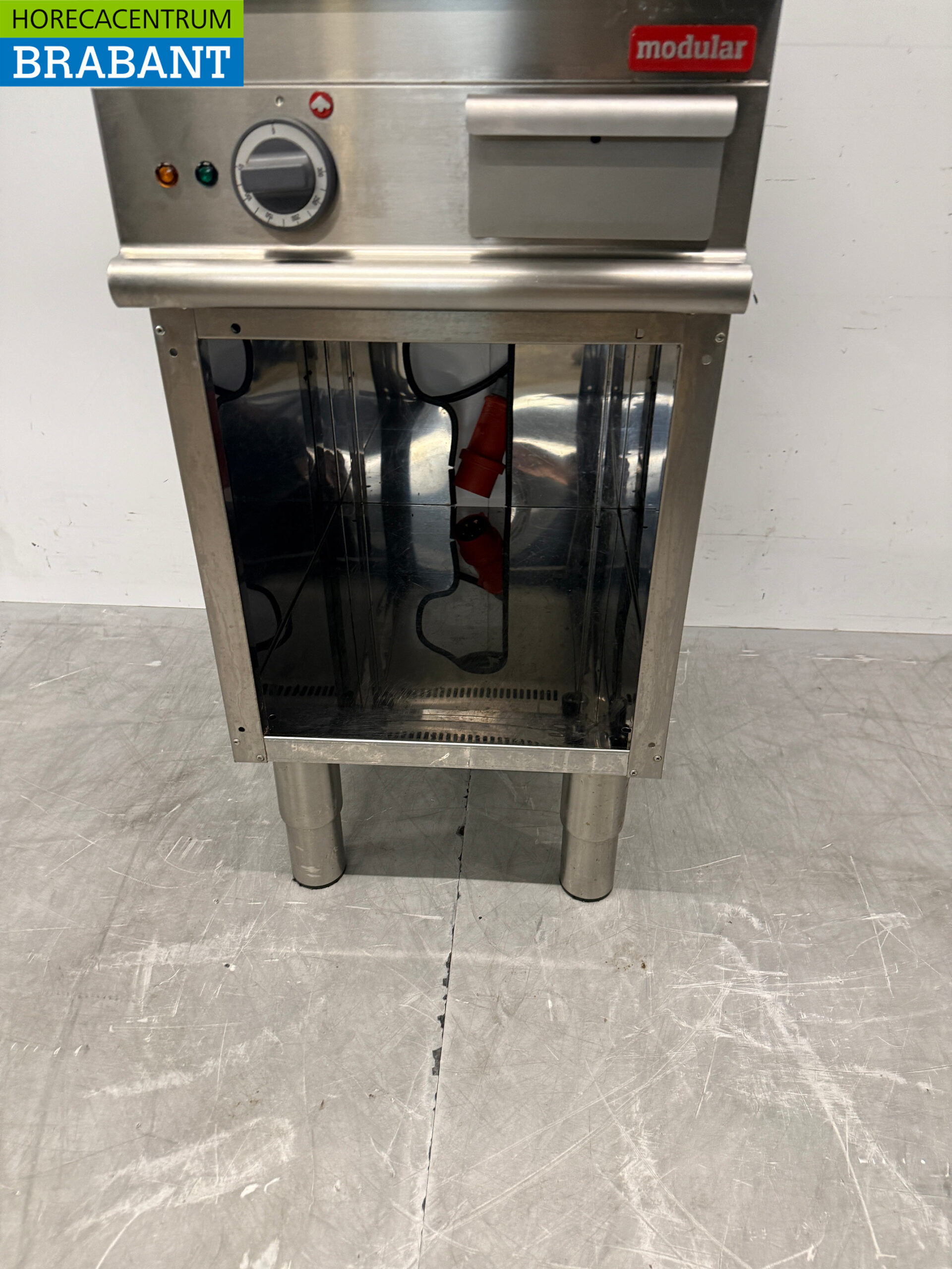 Edelstahl Modular Griddle Grillplatte 40 cm 400V Horeca – Bild 5