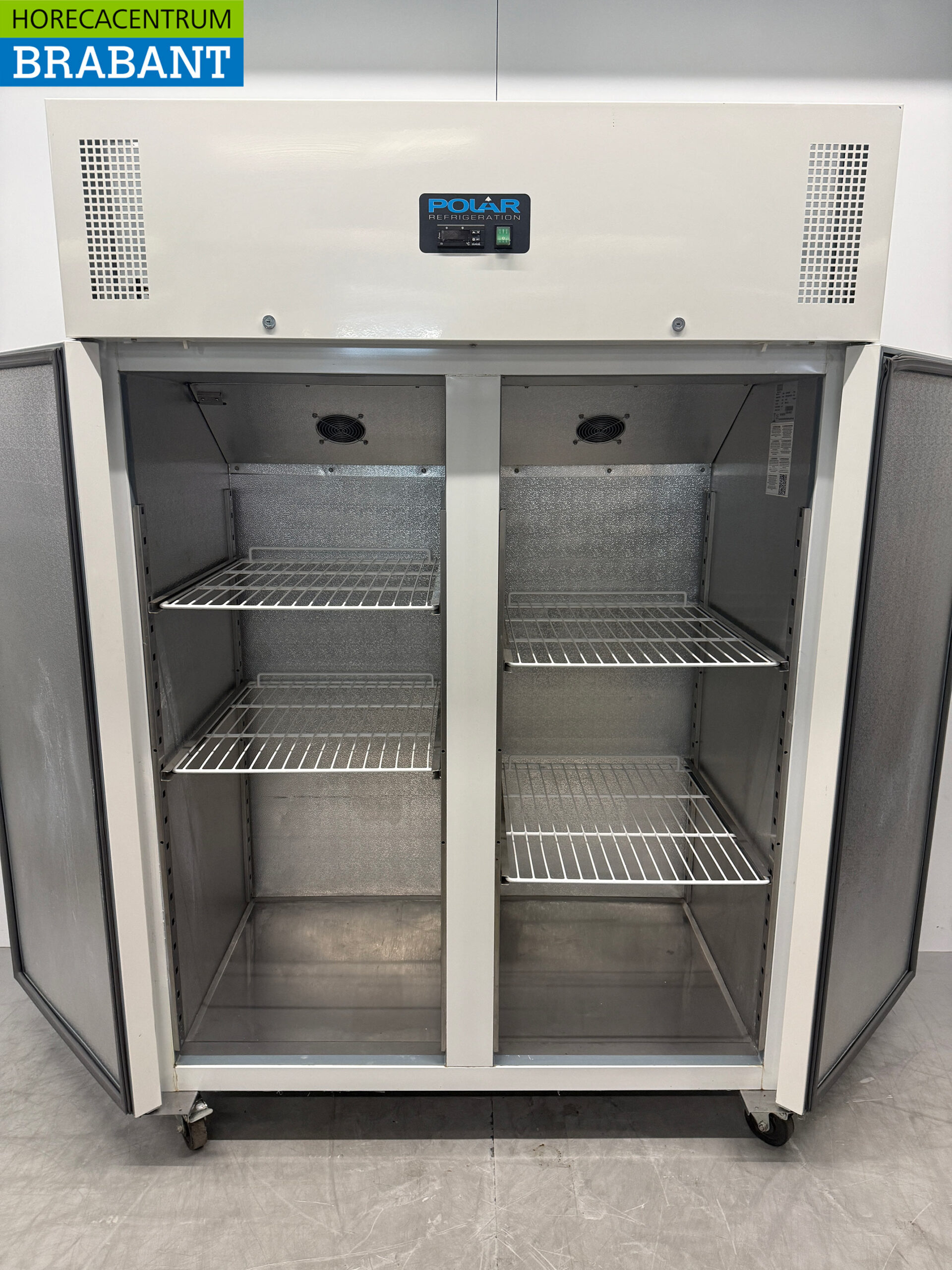 Polar Mobiler Doppeltür-Kühlschrank 1200 Liter 230V Horeca – Bild 4