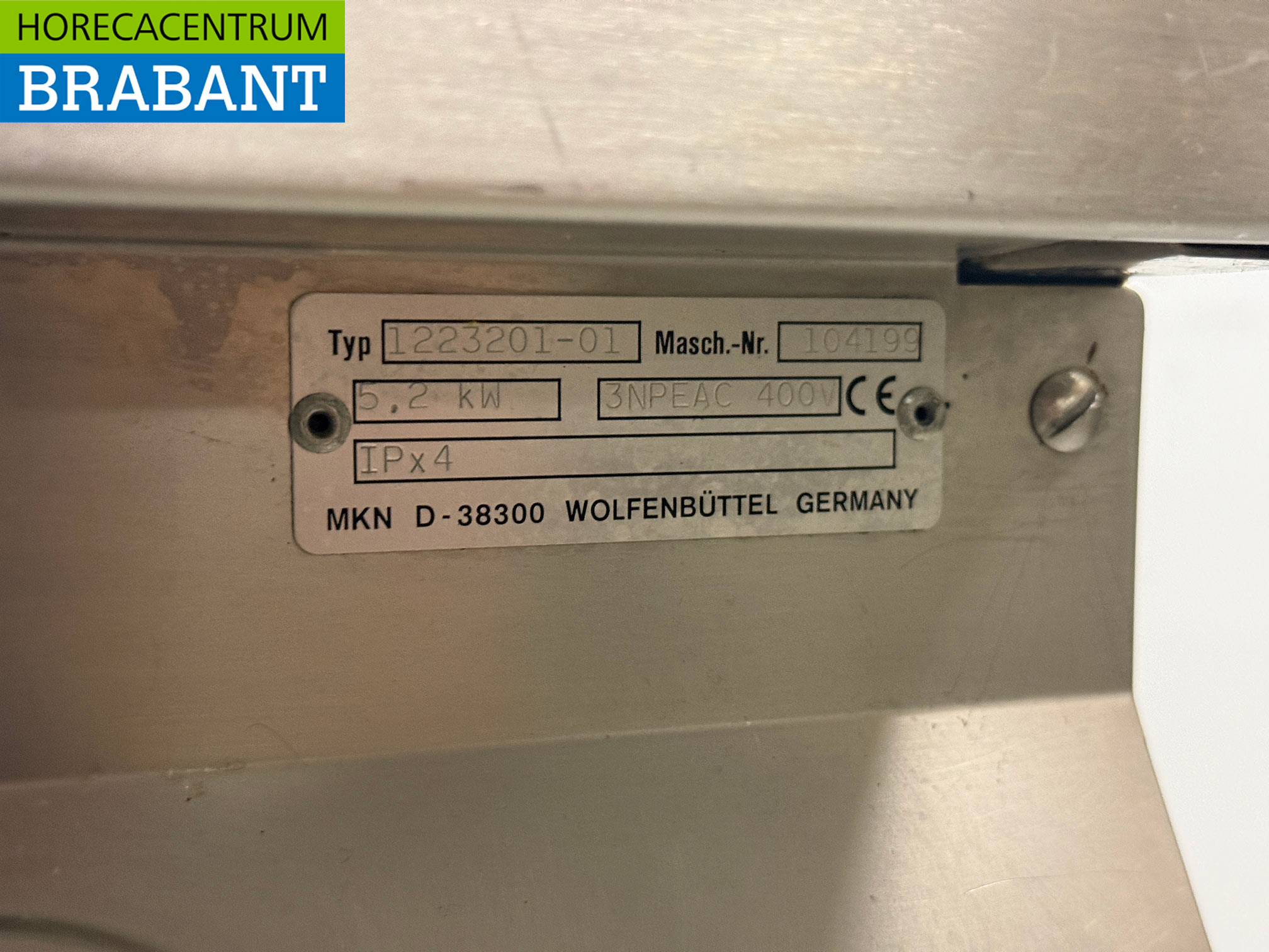MKN 4-Flammen-Elektroherd aus Edelstahl 2 x 400V 80 cm Horeca – Bild 5