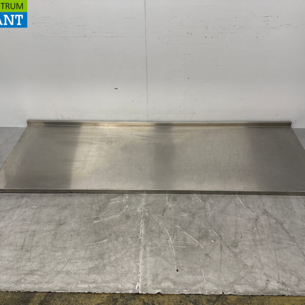 Arbeitsplatte aus Edelstahl 237 x 80 cm Horeca