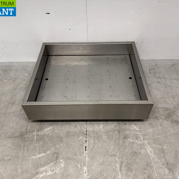 Edelstahl-Eisschale für Crushed Ice Shaved Ice 70 x 60 cm Horeca