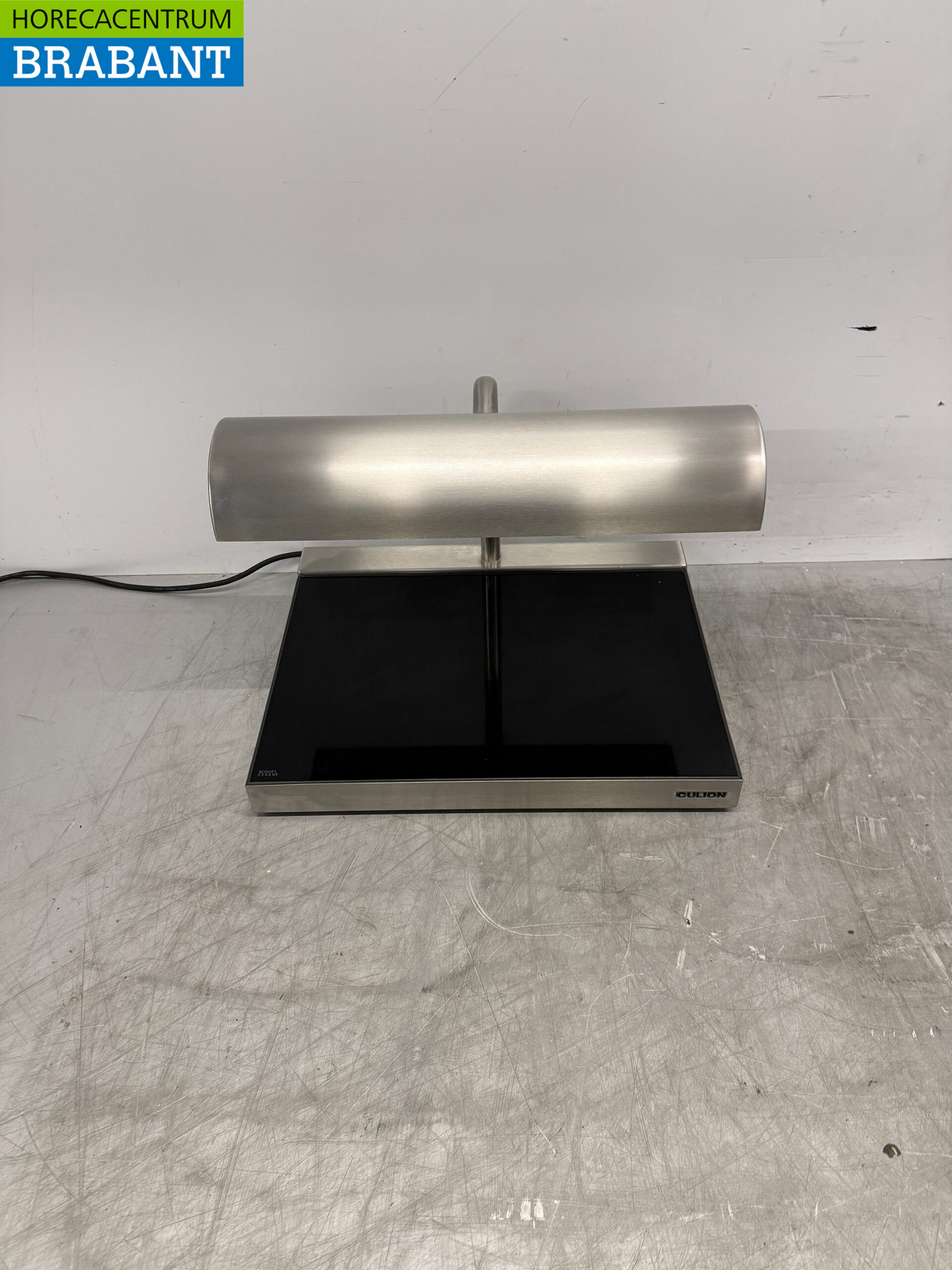 Edelstahl Culion Heizplatte mit Wärmelampe 60,5 cm 230V Horeca