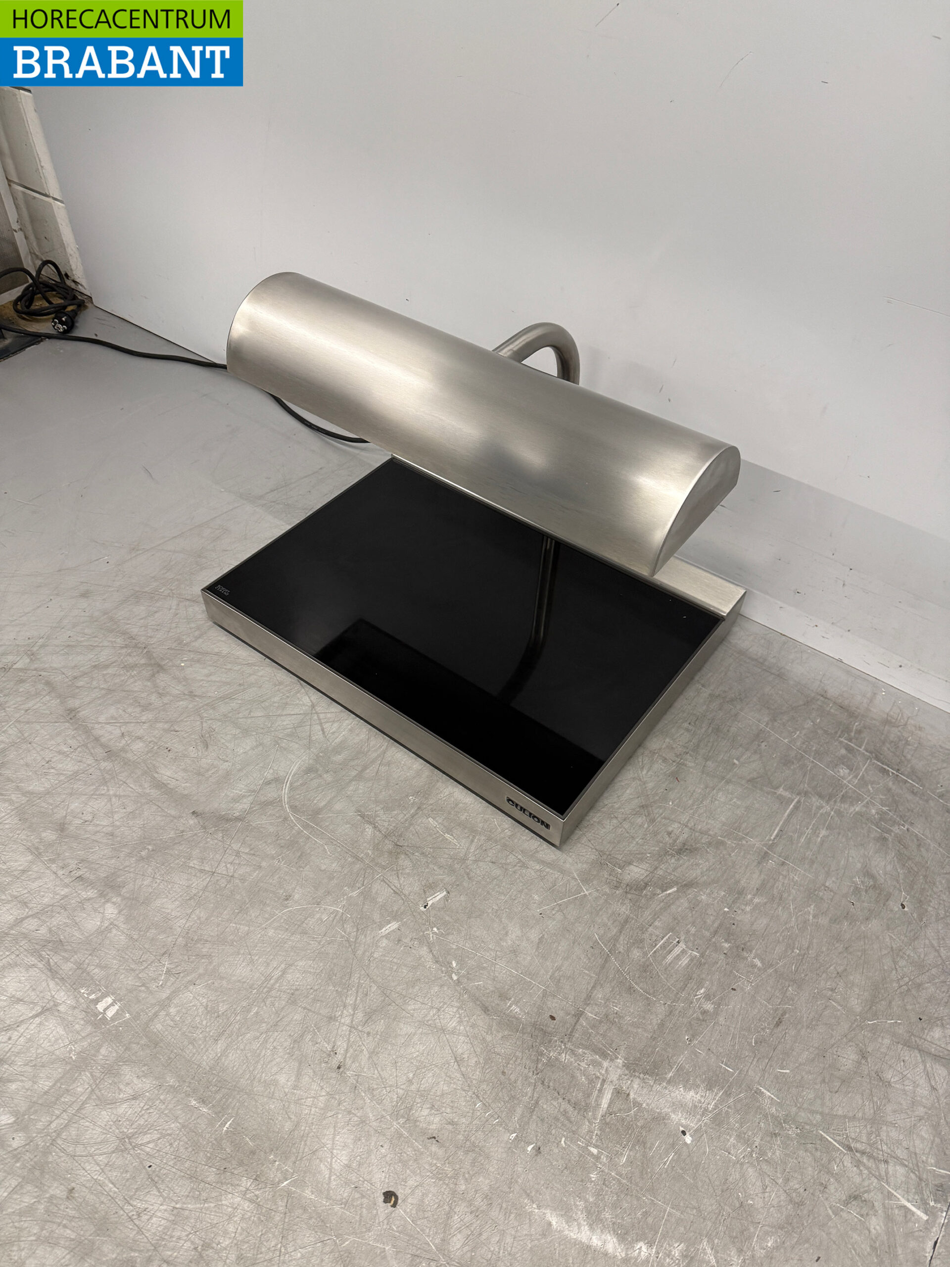 Edelstahl Culion Heizplatte mit Wärmelampe 60,5 cm 230V Horeca – Bild 2