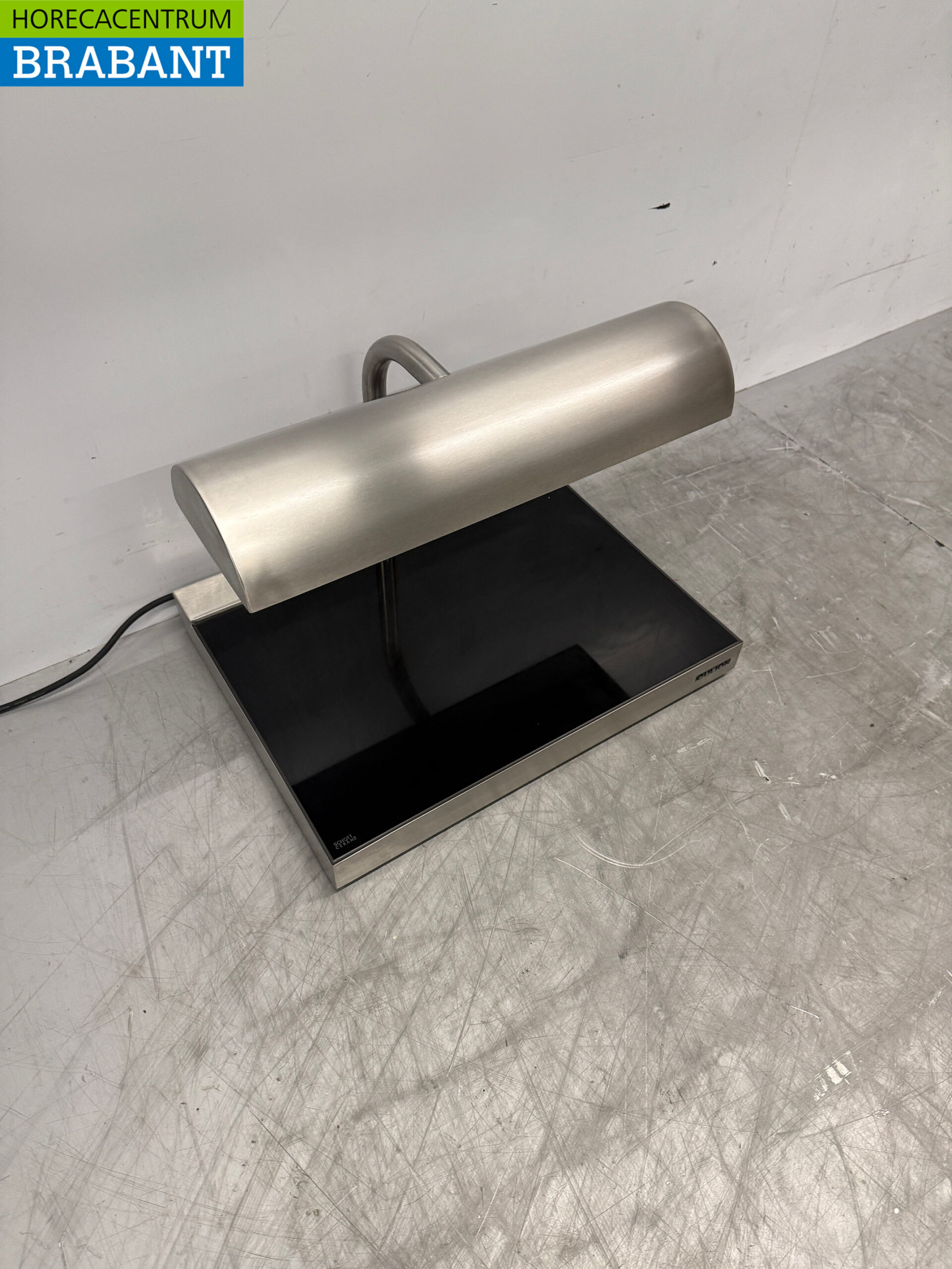 Edelstahl Culion Heizplatte mit Wärmelampe 60,5 cm 230V Horeca – Bild 3