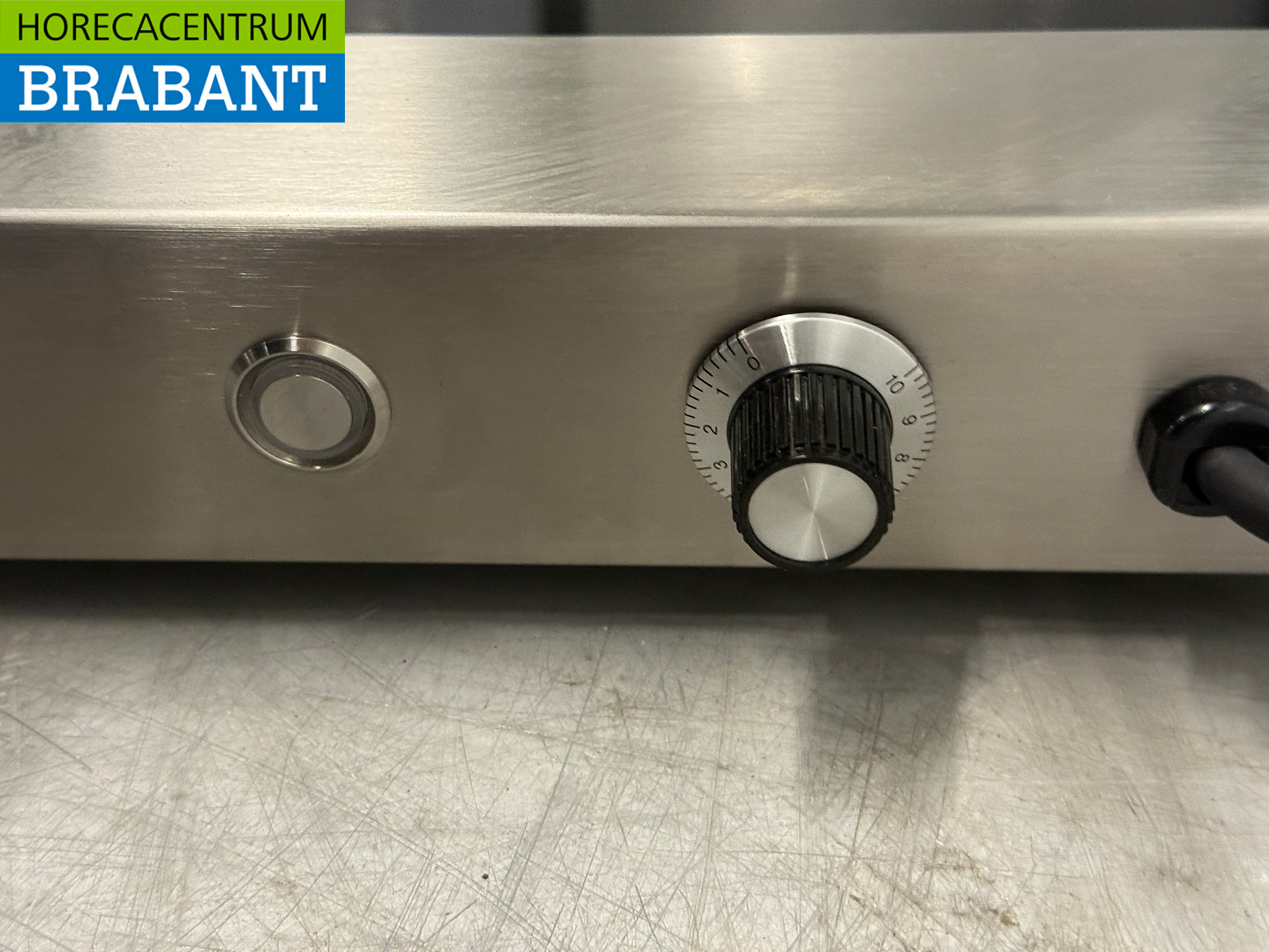 Edelstahl Culion Heizplatte mit Wärmelampe 60,5 cm 230V Horeca – Bild 5