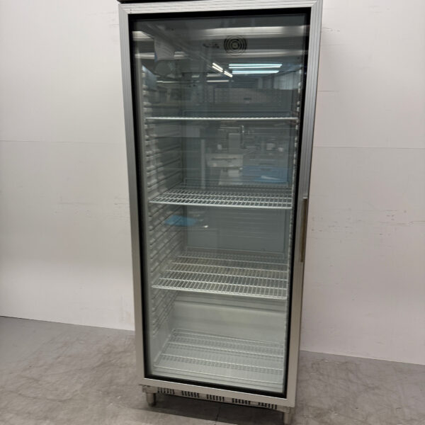 Greenland Glastürkühlschrank aus Edelstahl 620 Liter 230V Catering