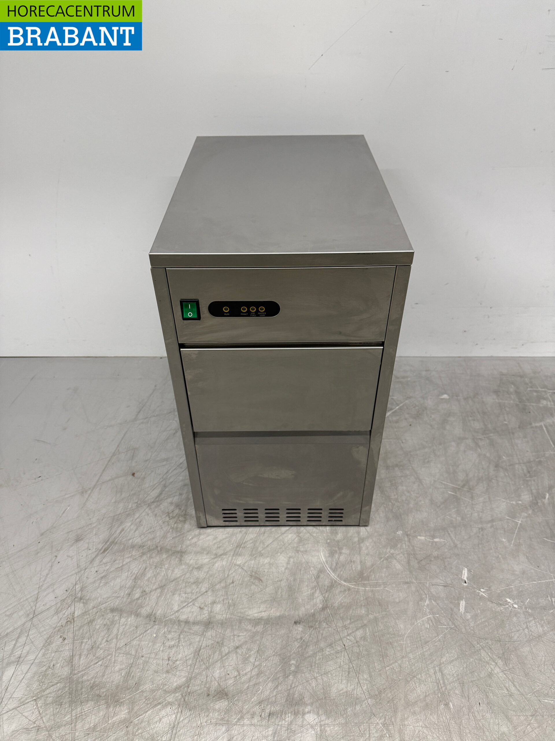 Eiswürfelmaschine aus Edelstahl 20 kg p/d Bunkerkapazität 5 kg 230V Horeca – Bild 2