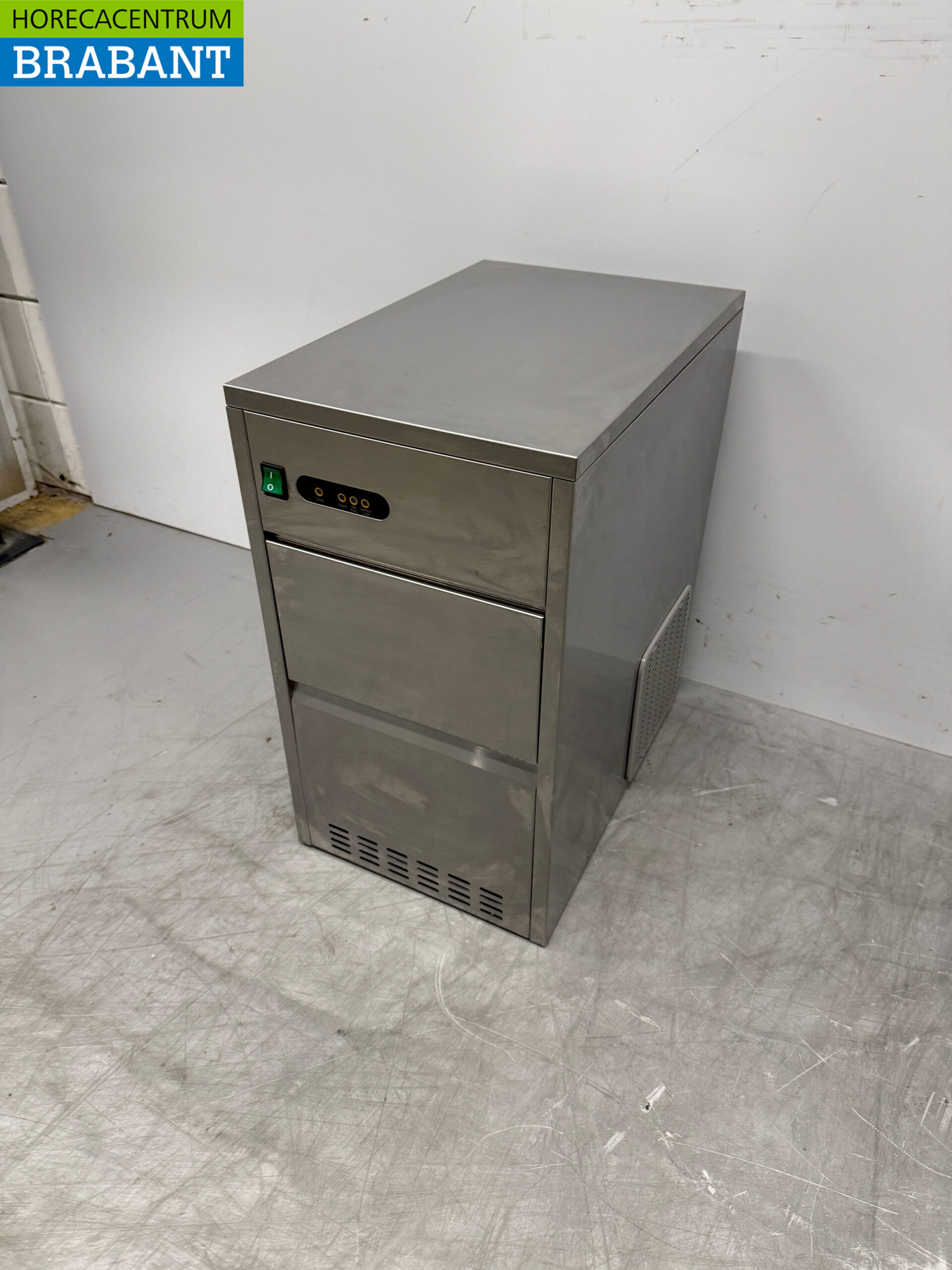 Eiswürfelmaschine aus Edelstahl 20 kg p/d Bunkerkapazität 5 kg 230V Horeca – Bild 3