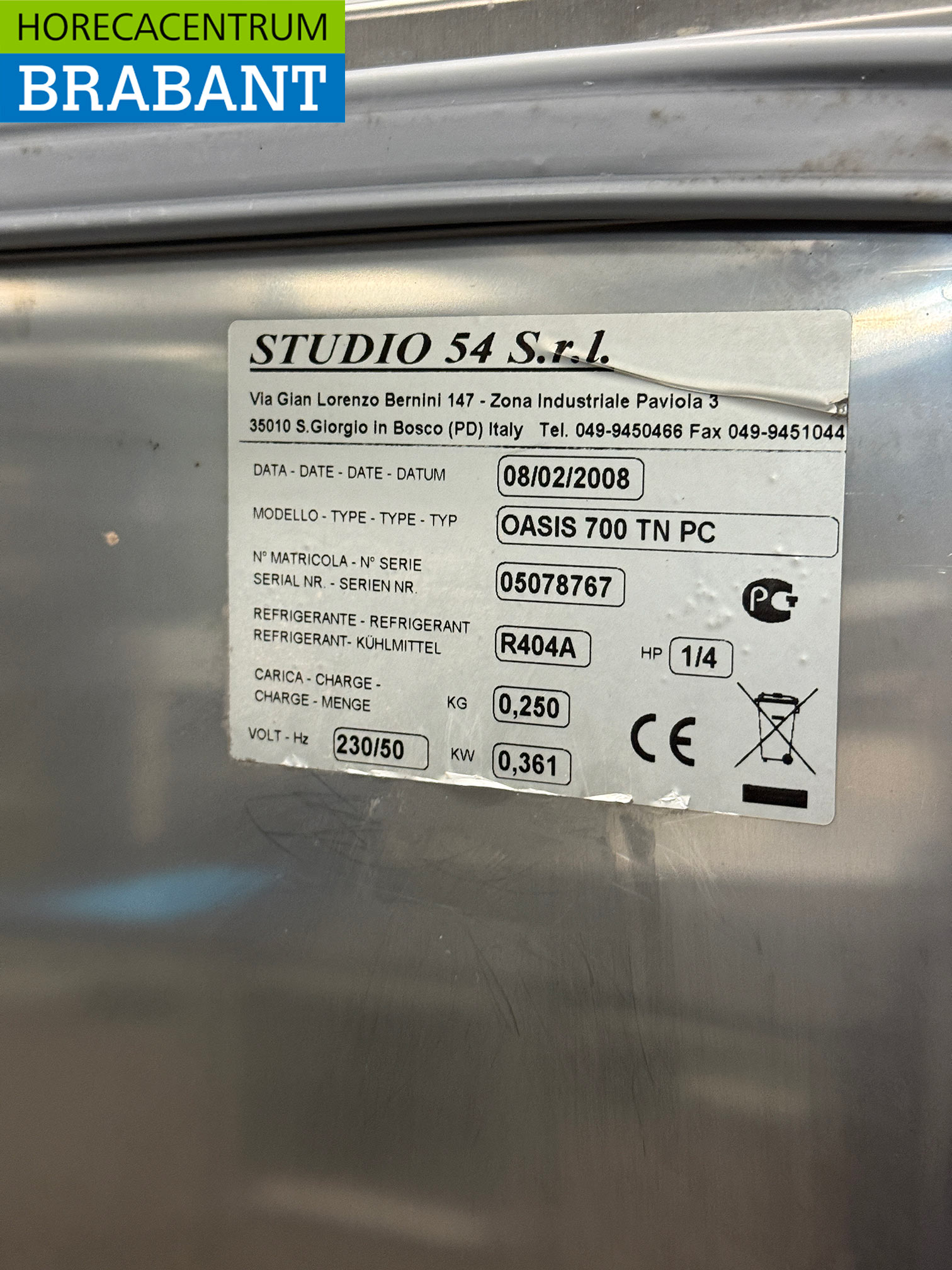 RVS Studio54 Kühlung 700 Liter 230V Horeca – Bild 5