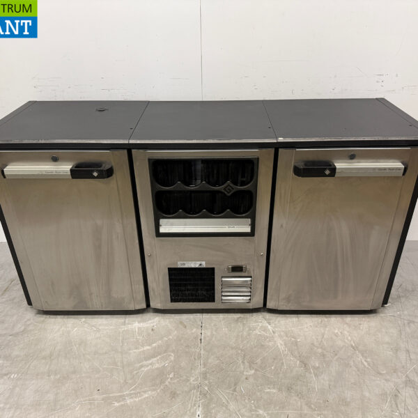 Gamko Flaschennest aus Edelstahl und 2 Türen 170,5 cm 230V Horeca