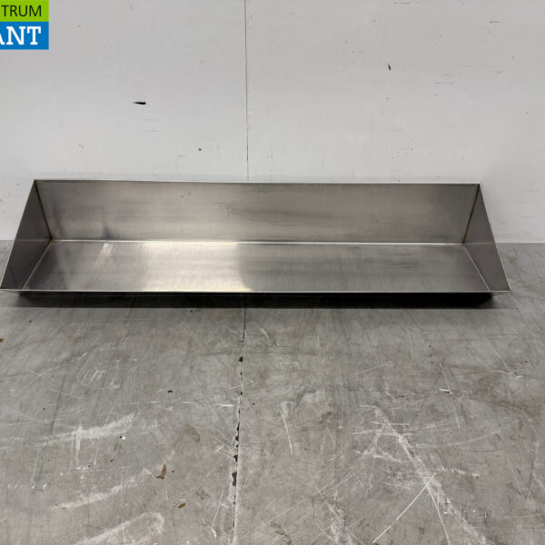 Edelstahl Chips-Tablett Chips-Behälter 120 cm Cafeteria Catering