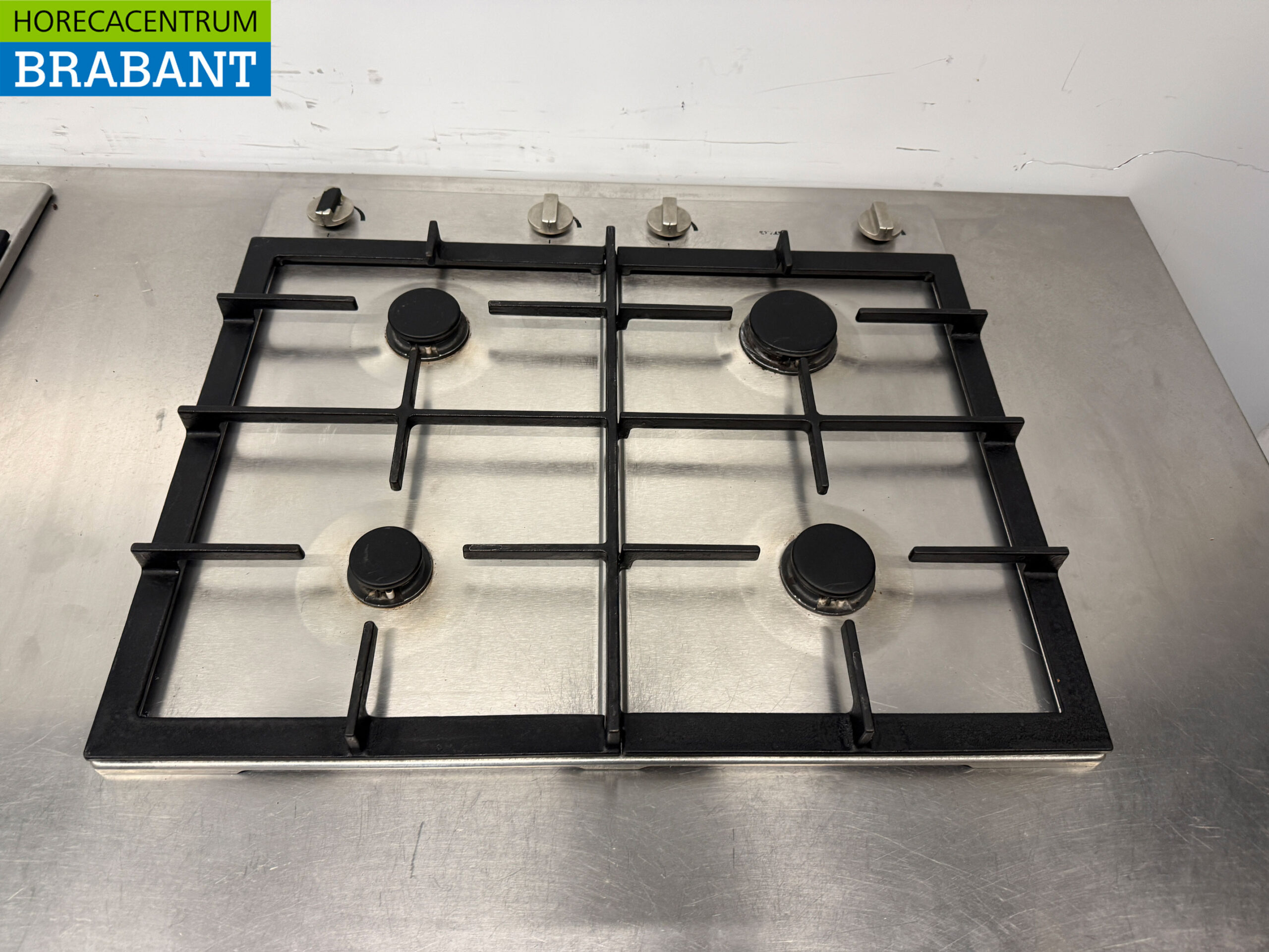 Atag 4 x 4 Brenner Gasherd 340 cm Horeca aus Edelstahl – Bild 4