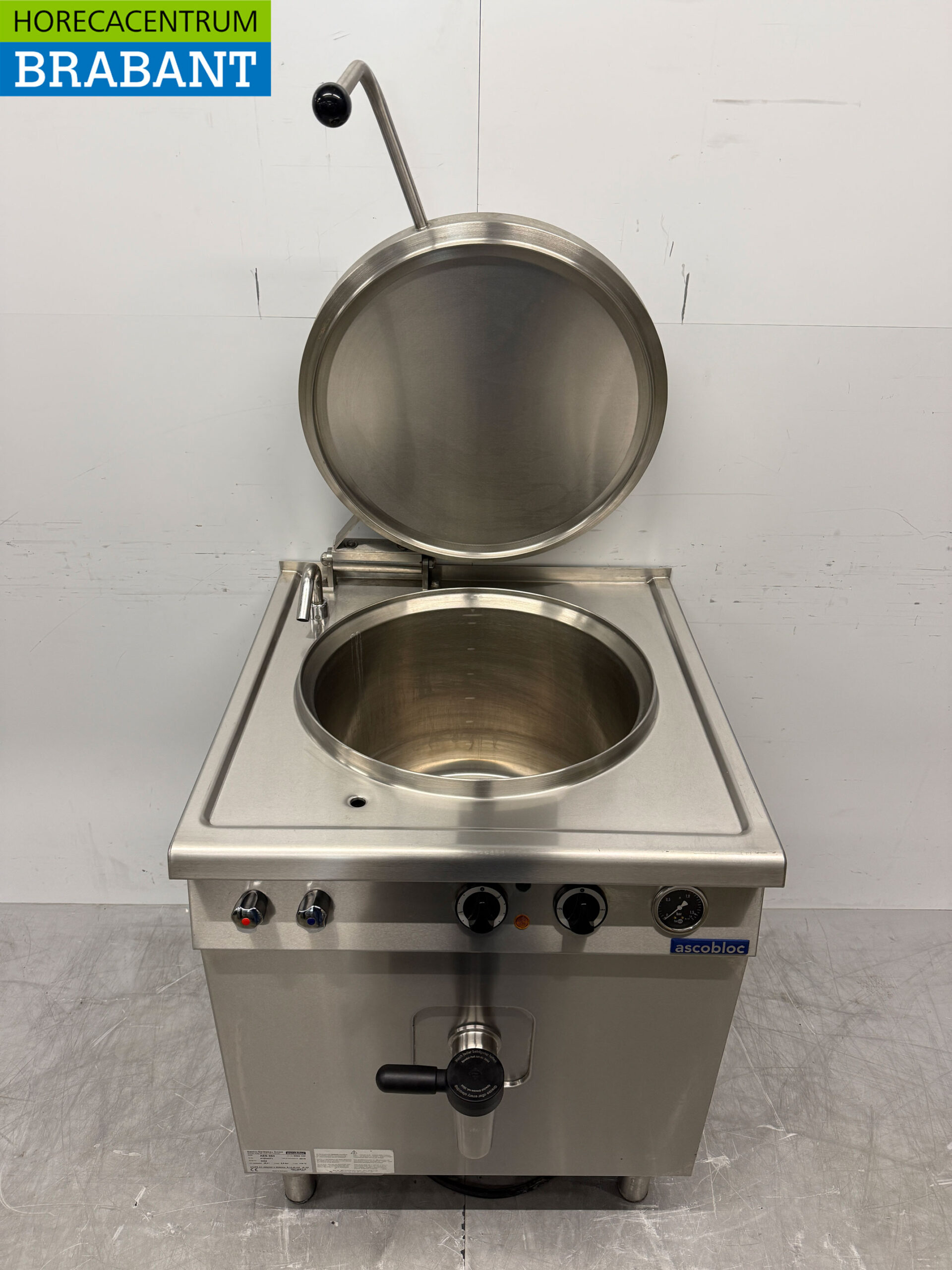 Edelstahl Ascobloc 64 Liter 70 cm 400V Horeca – Bild 4